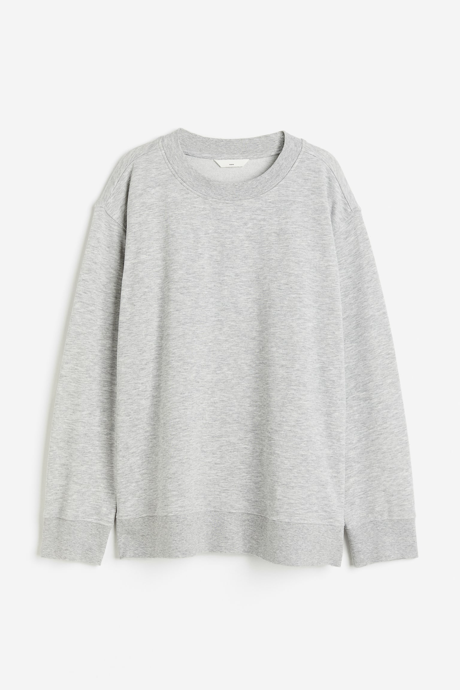 MAMA Before & After Nursing Sweater - Light grey marle - 1