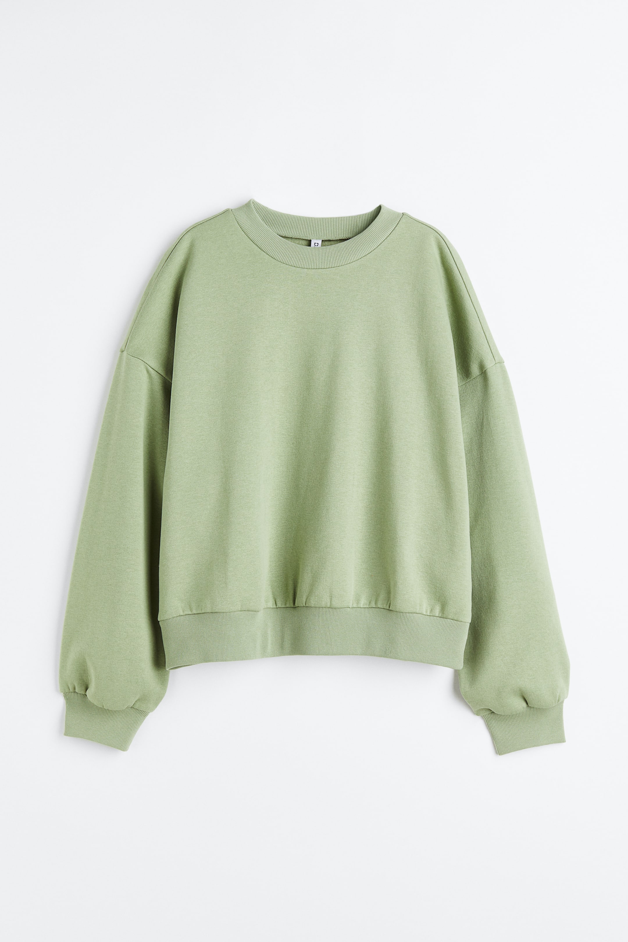 View larger image: Oversized sweatshirt - Khaki green - Ladies | H&M 1