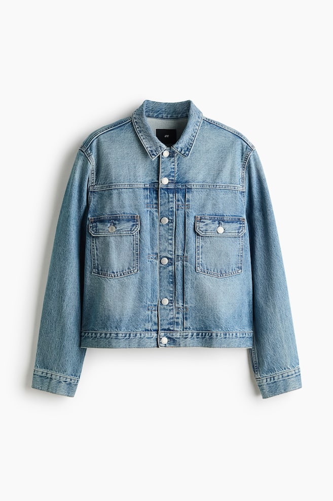 Denim trucker jacket - Denim blue/Dark denim blue/Denim black - 1