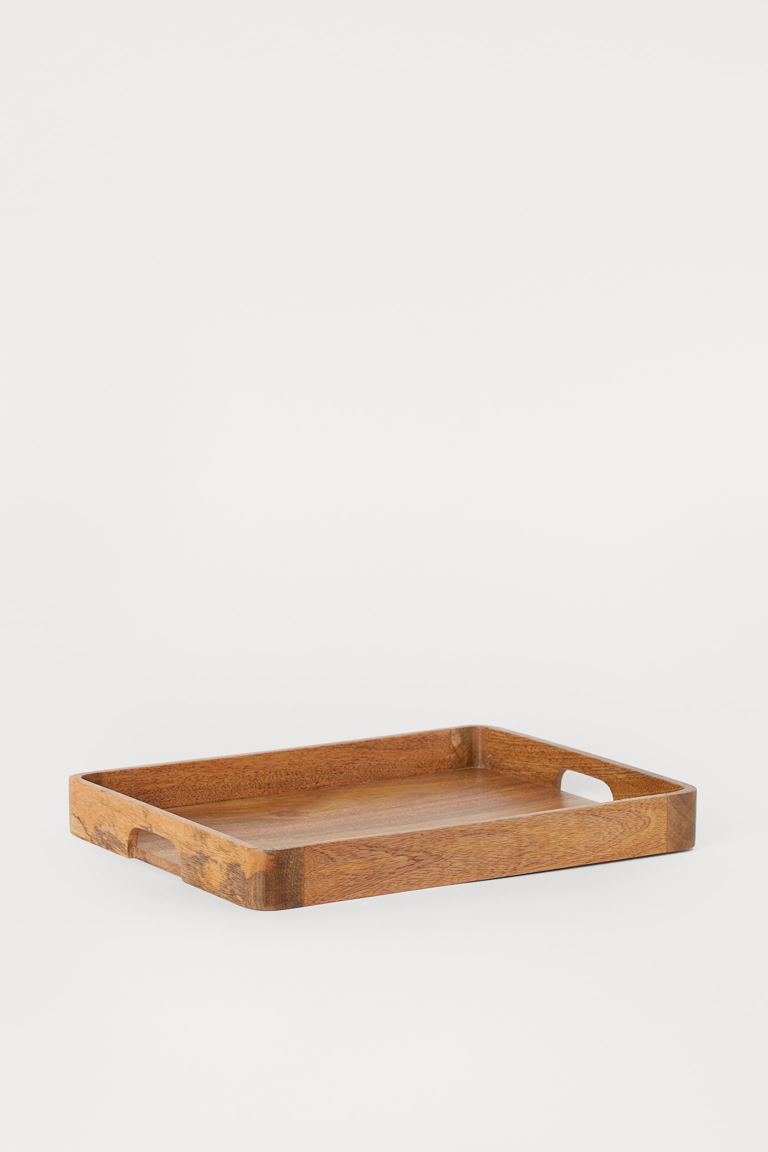 Wooden breakfast tray - Light brown/Mango wood - 2