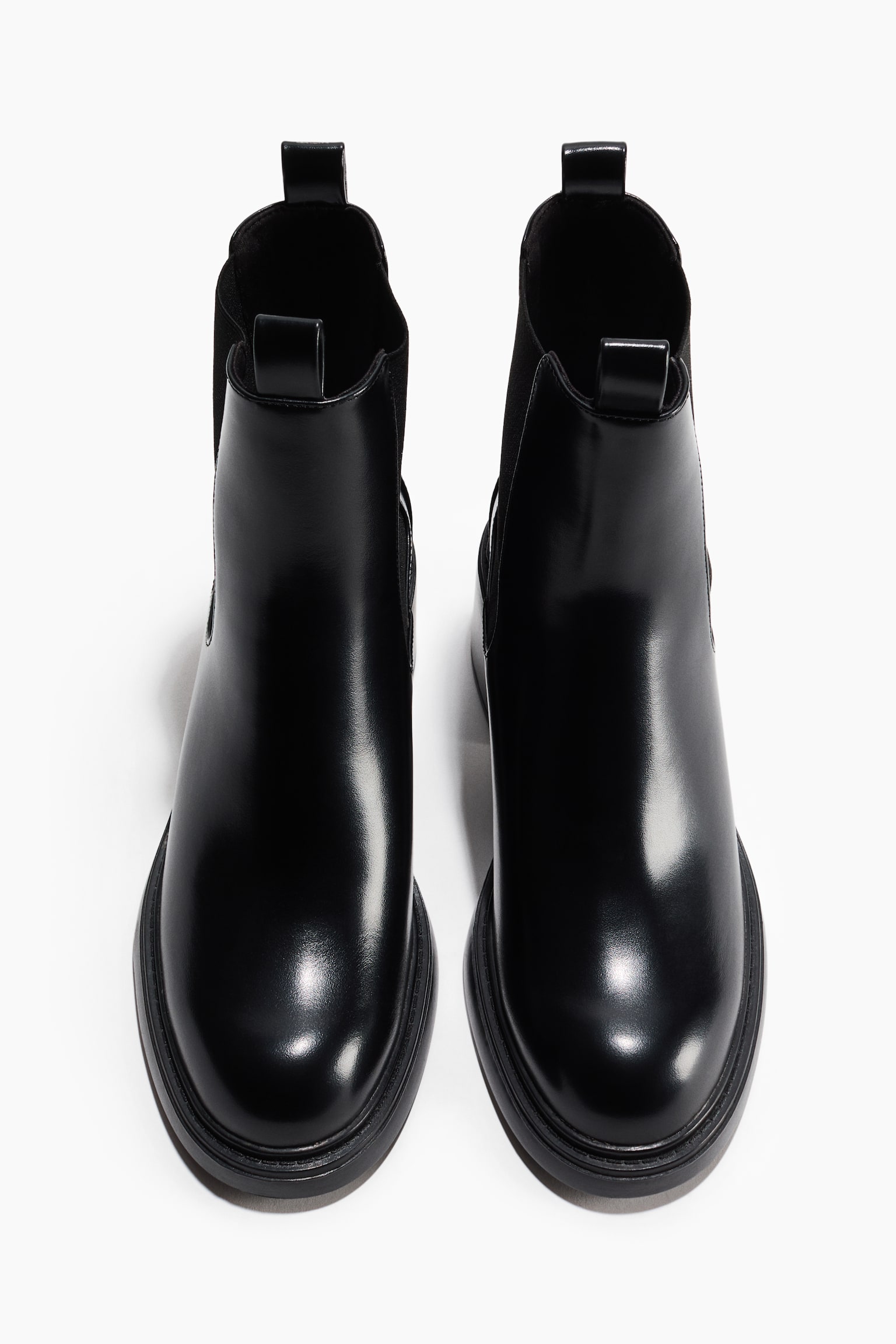 Женские ботинки H&M Chelsea Boots with Heel, цвет: Чёрный — фото 3