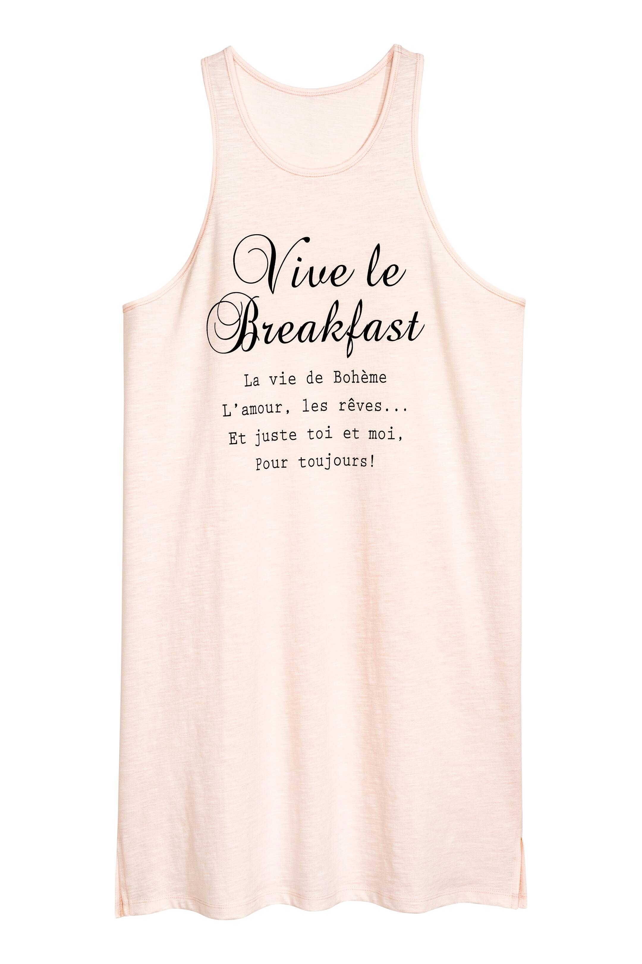 View larger image: Jersey nightslip - Powder pink - Ladies | H&M GB 1