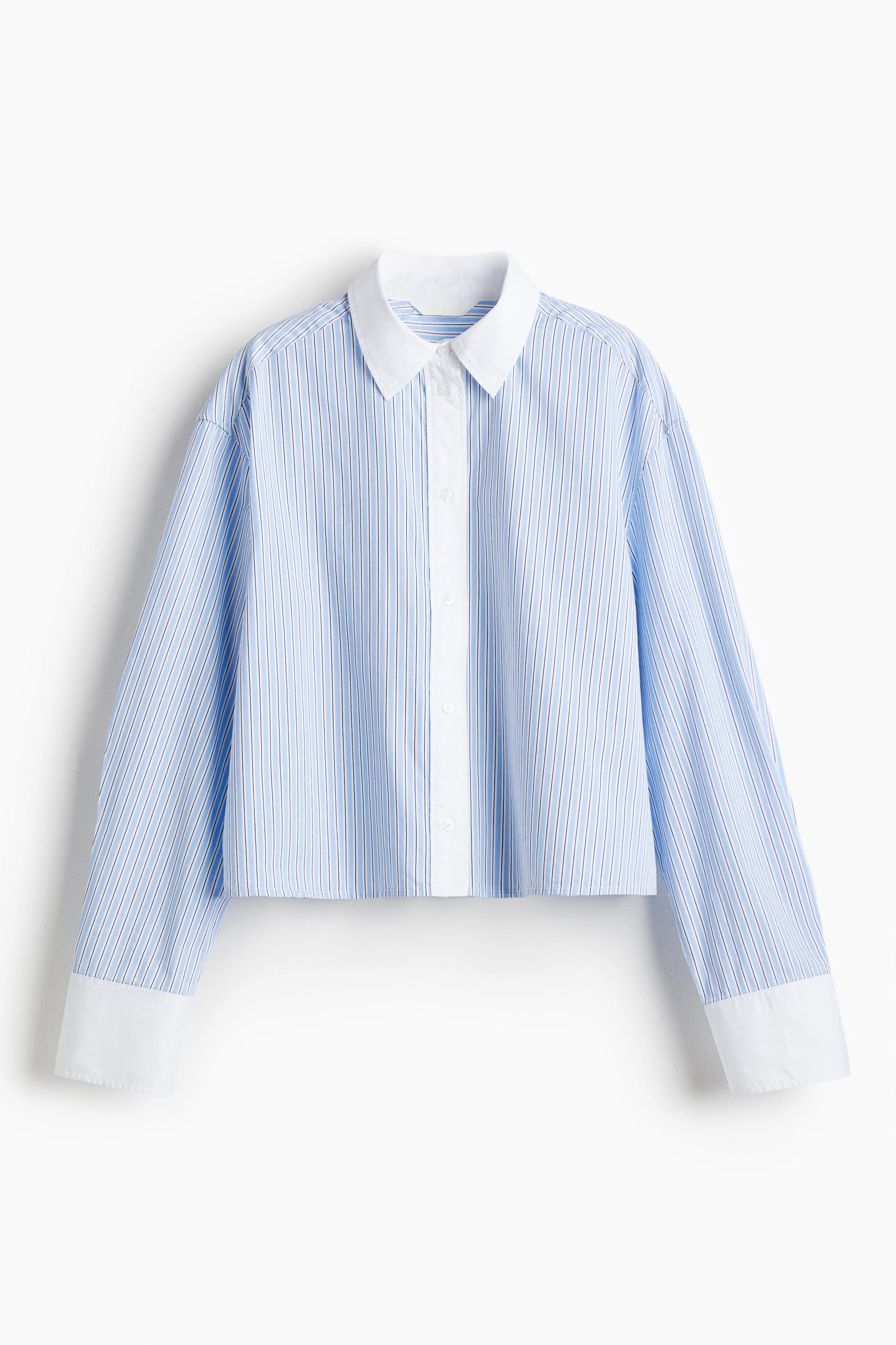 Camisa corta en popelina