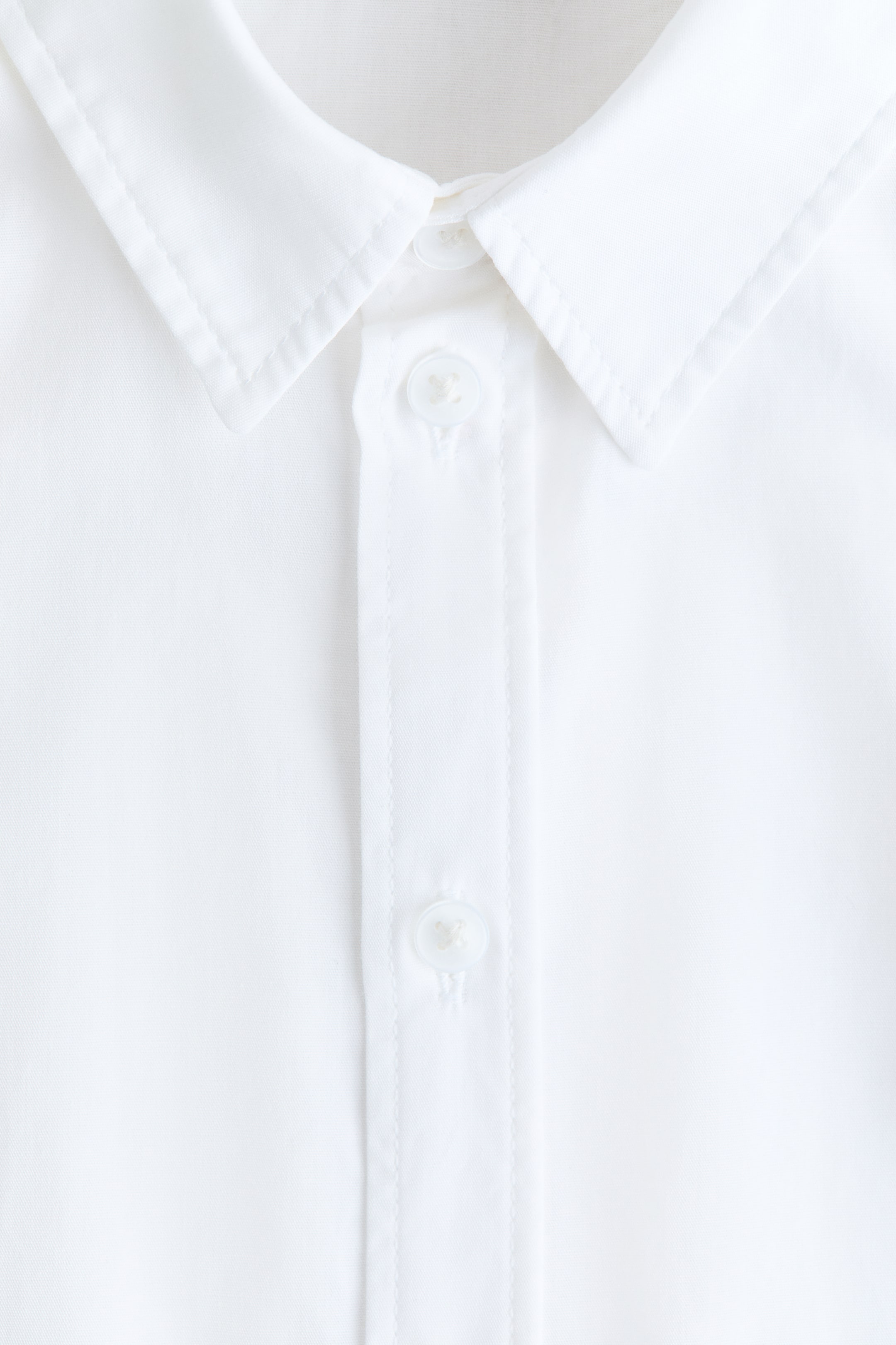 Short-Sleeved Cotton Shirt