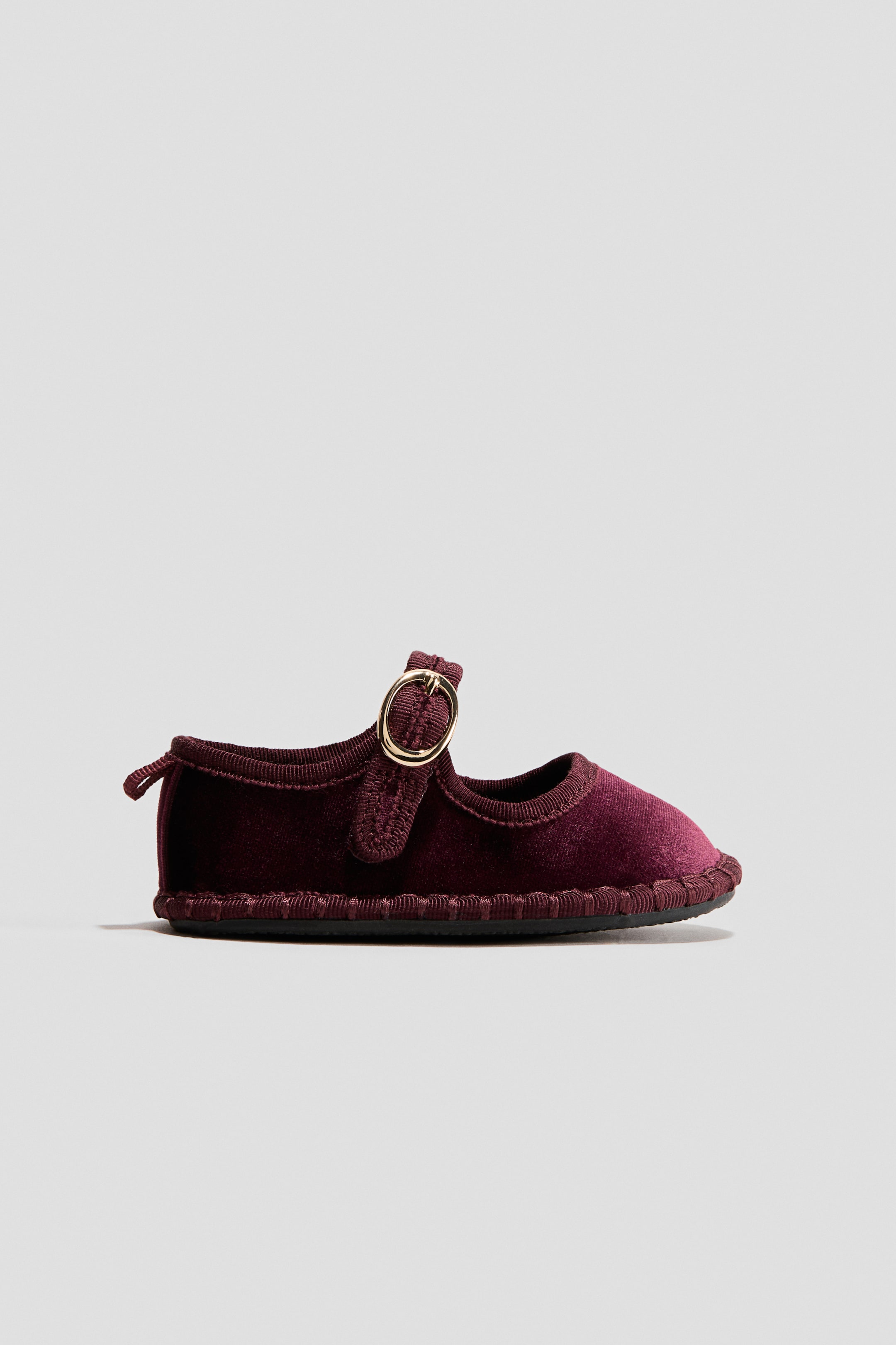 Agrandir l'image: Ballerines en velours - Rouge foncé - ENFANT | H&M FR 2