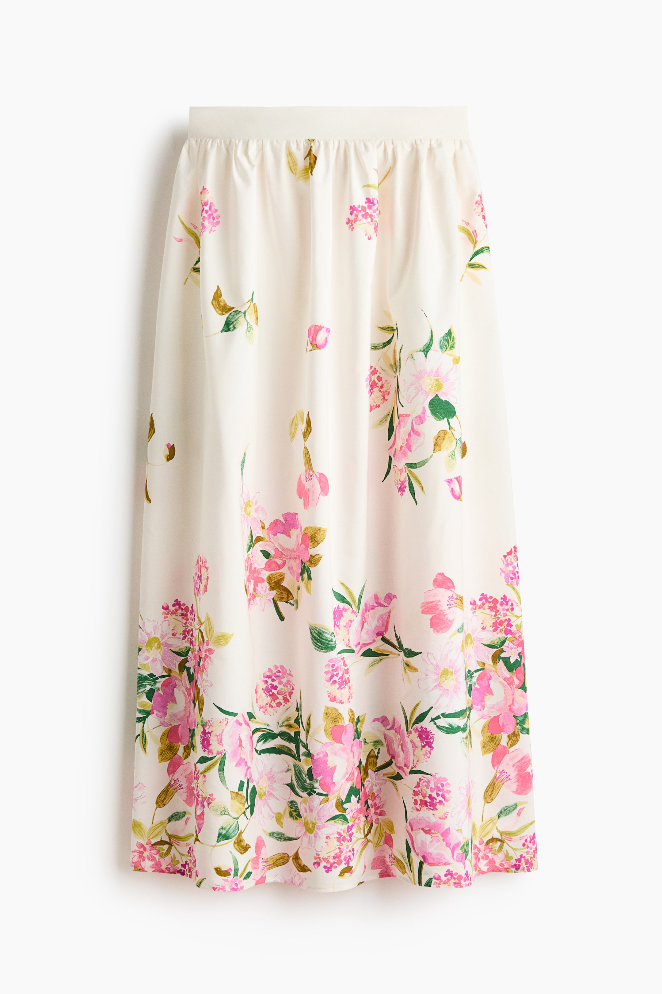 Cotton A-Line Skirt