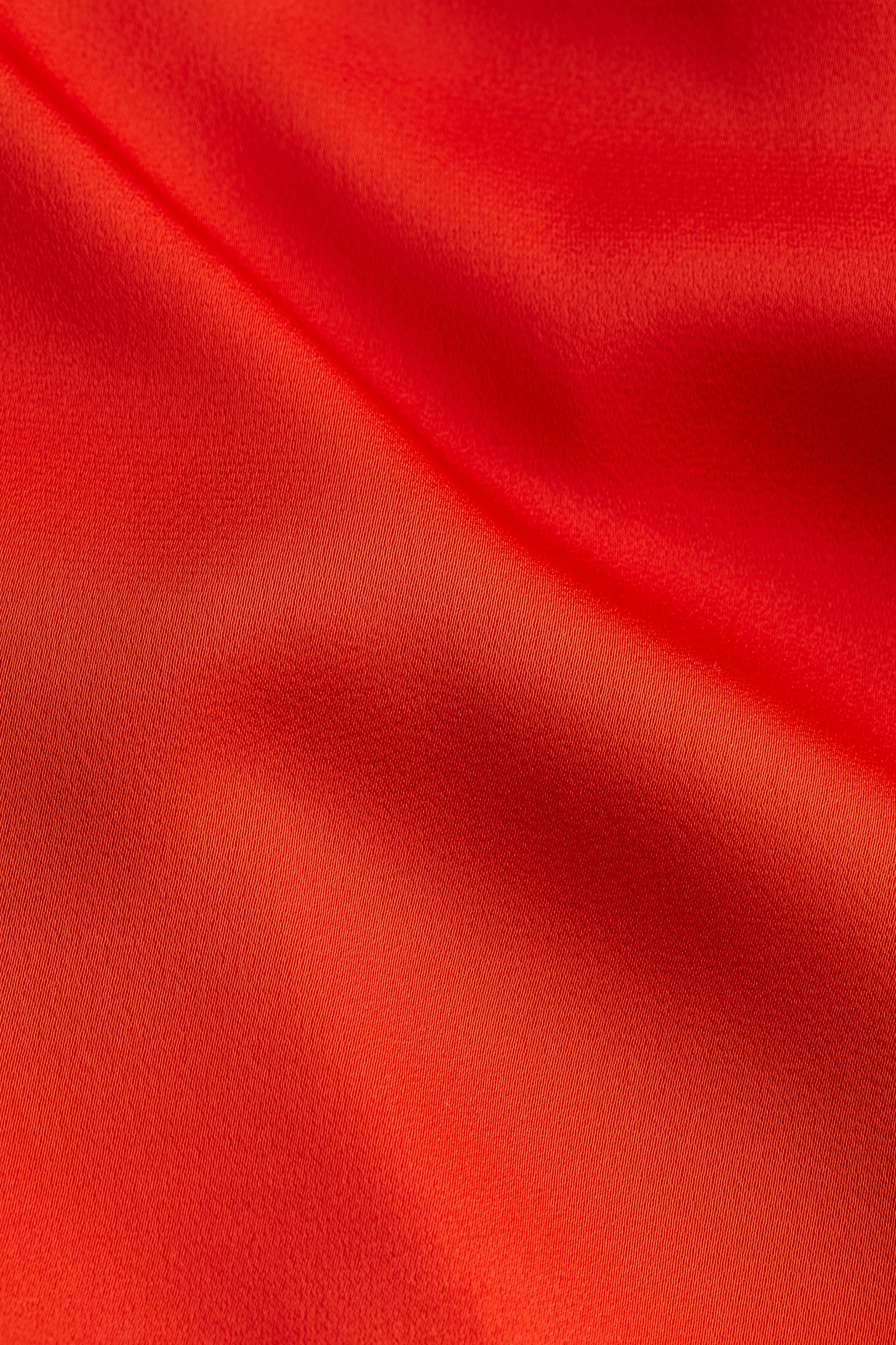 MAMA Robe combinaison en satin - Rouge - 2