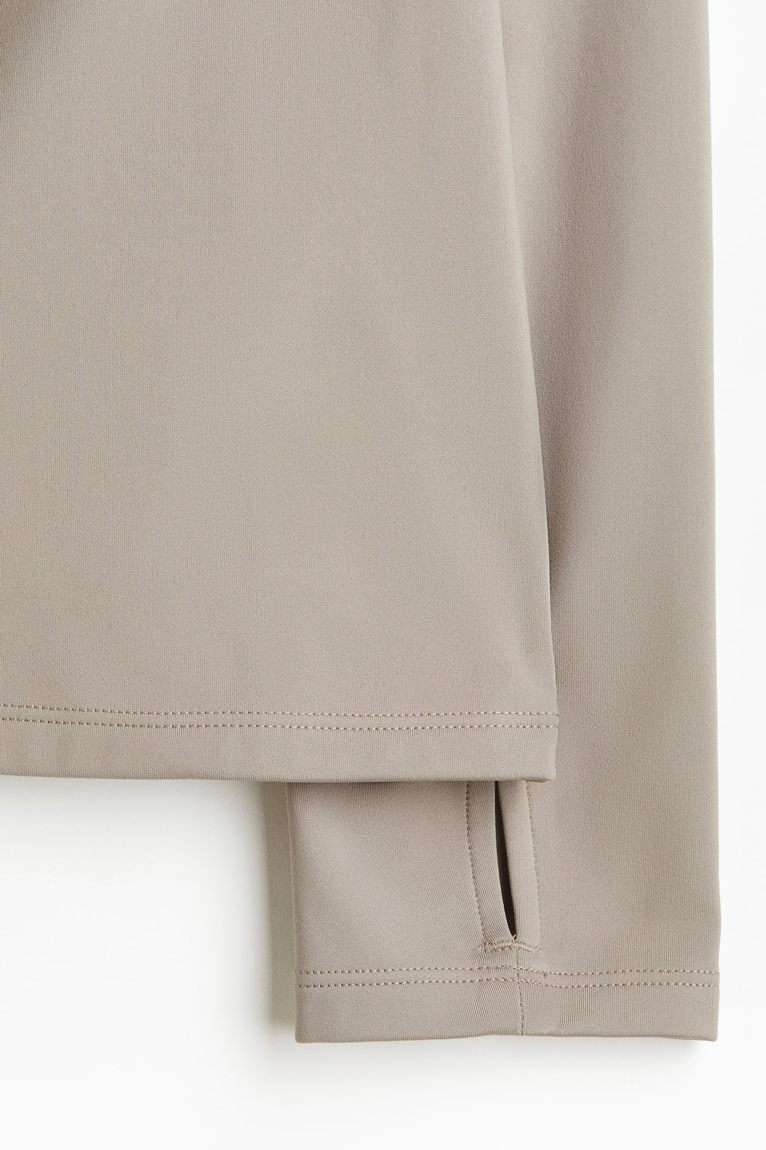 Mid-Layer Half-Zip Sports Shirt with ThermoMove™ - Dusty beige/Black/Dark brown/Gray - 7