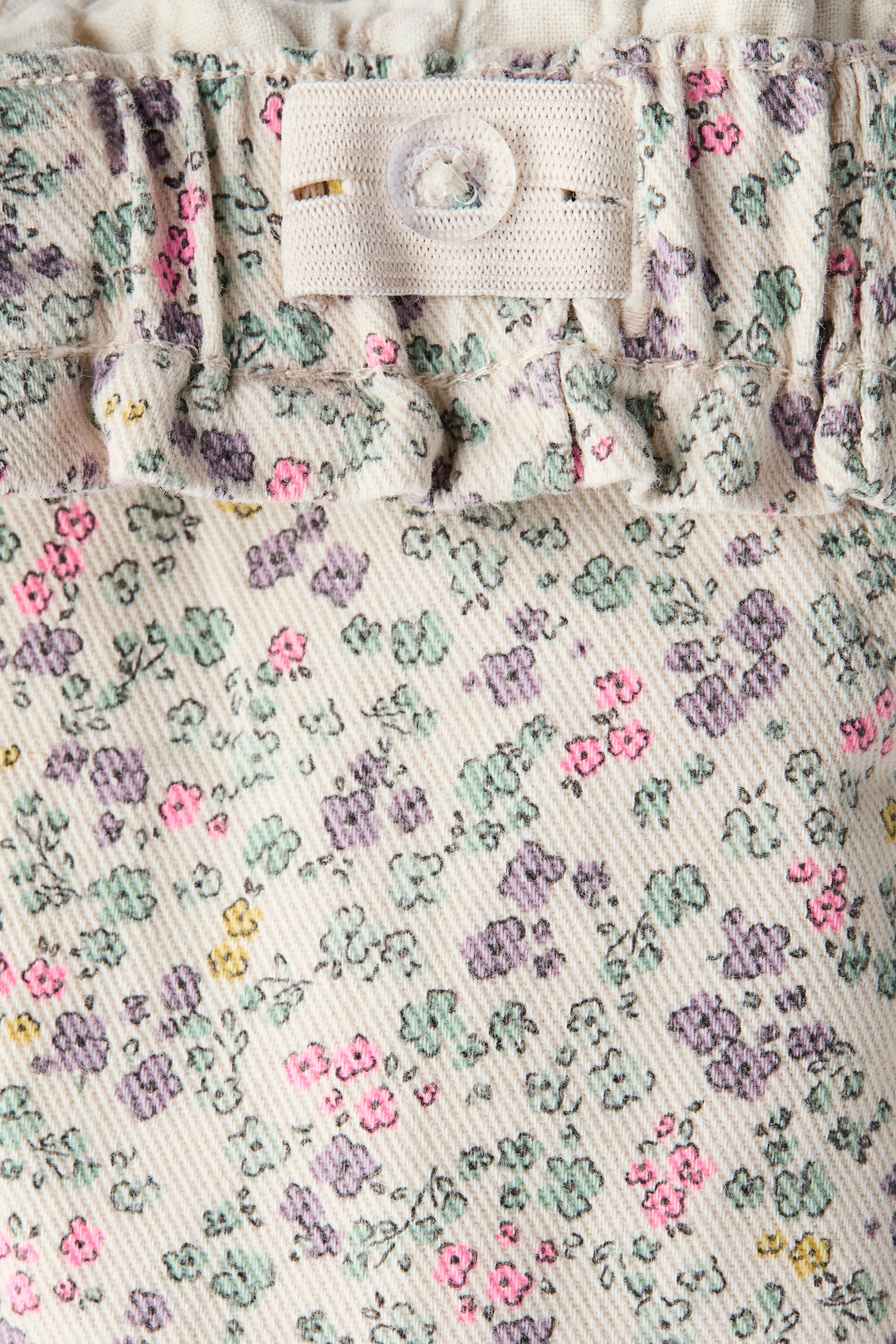 Džíny paper bag Wide Leg - Světle béžová/květy/Světle růžová/Denim blue/Denim blue/Denim blue/Světlý denim blue/Světle zelená khaki/Sepraný černý denim/Béžová/Světle růžová - 2