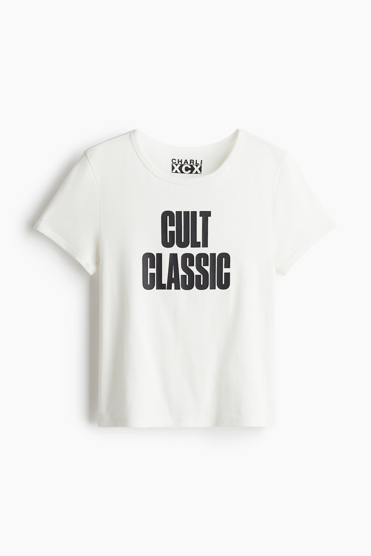 プリントTシャツ - ホワイト／Charli XCX - レディース | H&M JP