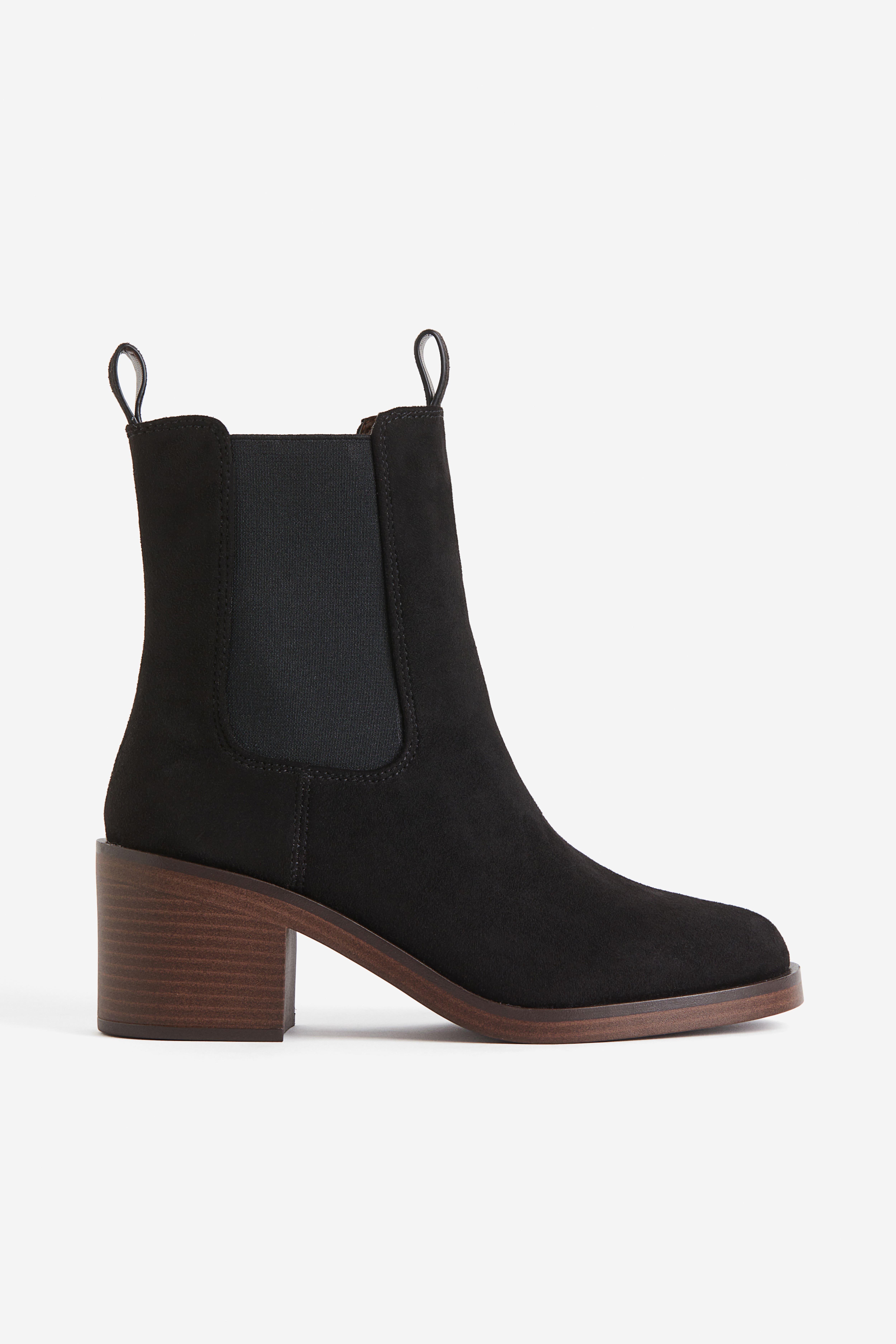 Bottines Chelsea a talon Noir FEMME H M CA