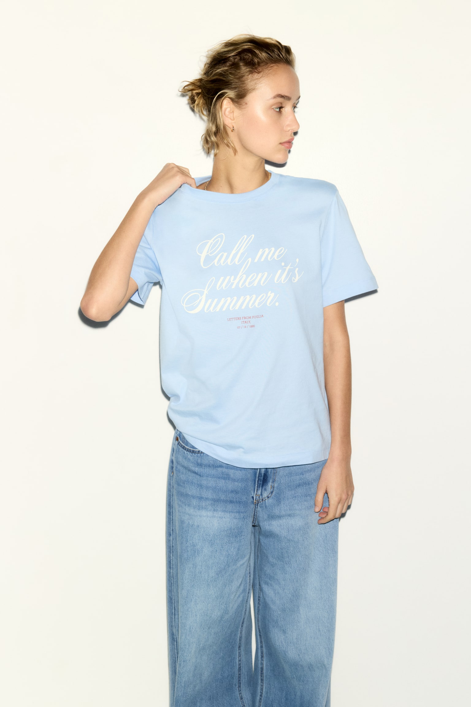 Printed T-shirt - Light blue/Summer/Light yellow/Energized/White/Beauté/Dark brown/Simplicité/White/Arancia Rossa/Cream/Biarritz/Green/Cannes Sailing Retreat/White/Le Marais/Ivory/Feria de Verano/White/Lemons/Pink/Chillax Culture/Dusty light blue/California/Dark brown/The Vacation Edit - 3