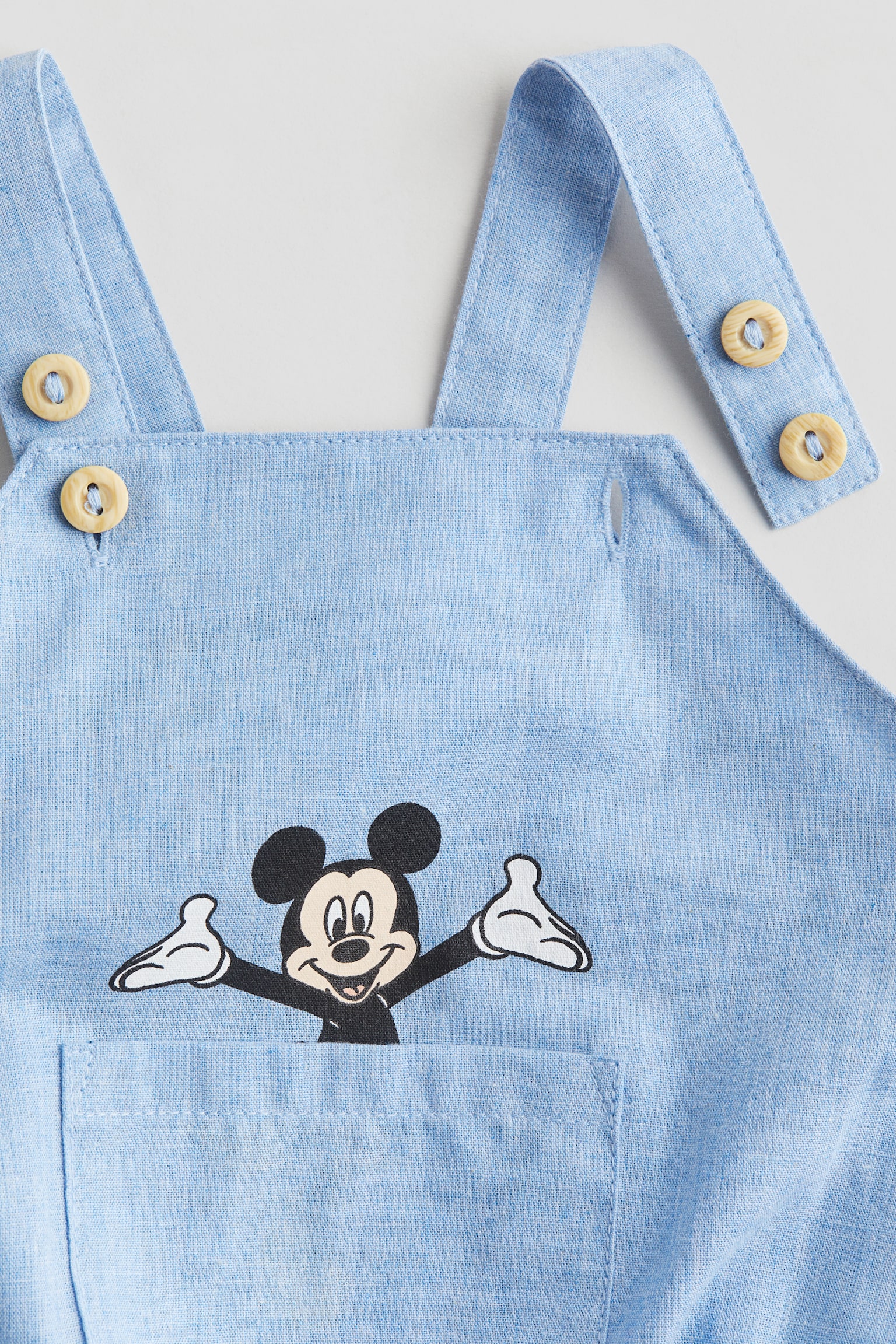 2-piece cotton set - Light blue/Mickey Mouse - 2