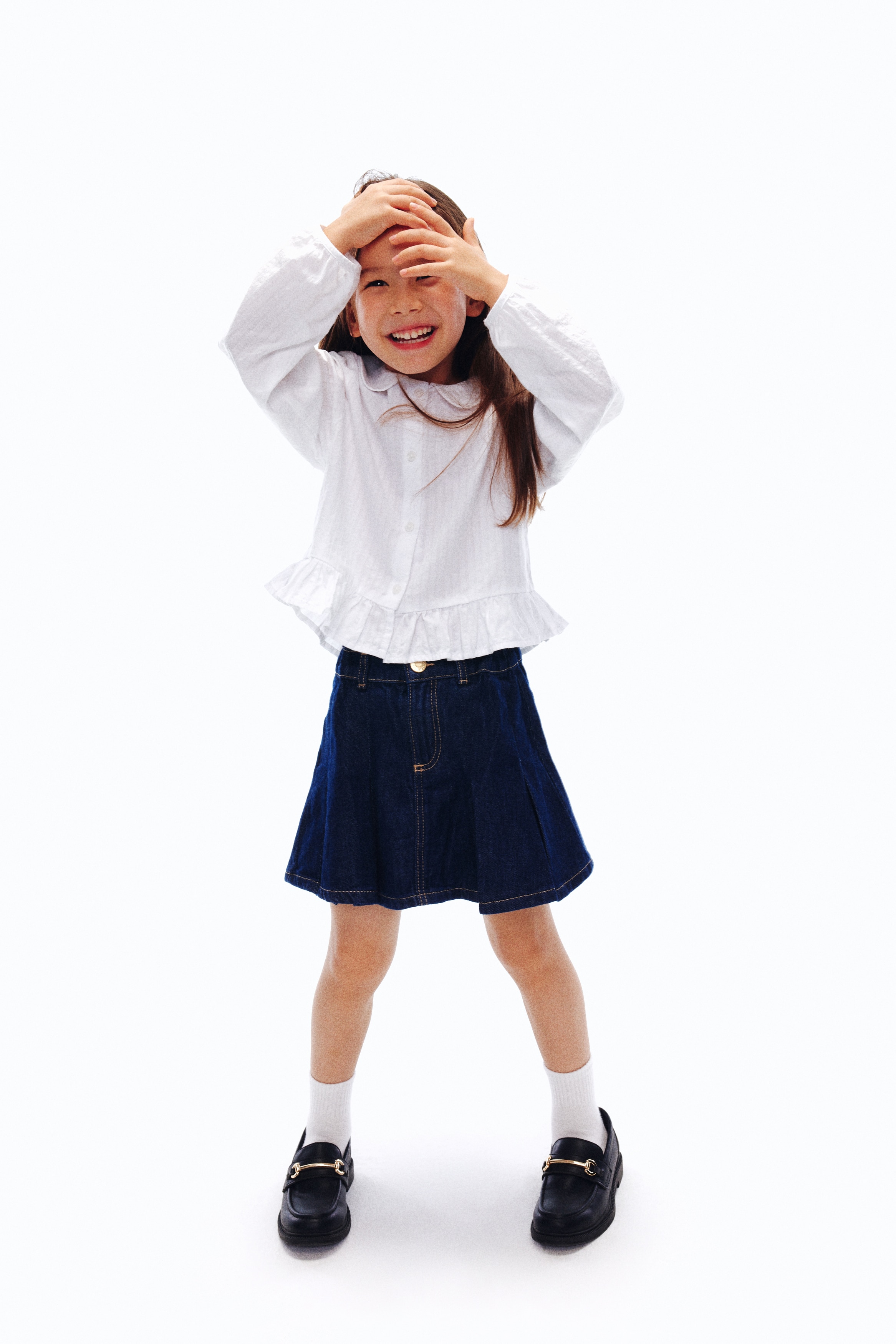 H & M - コットンブラウス - ホワイト