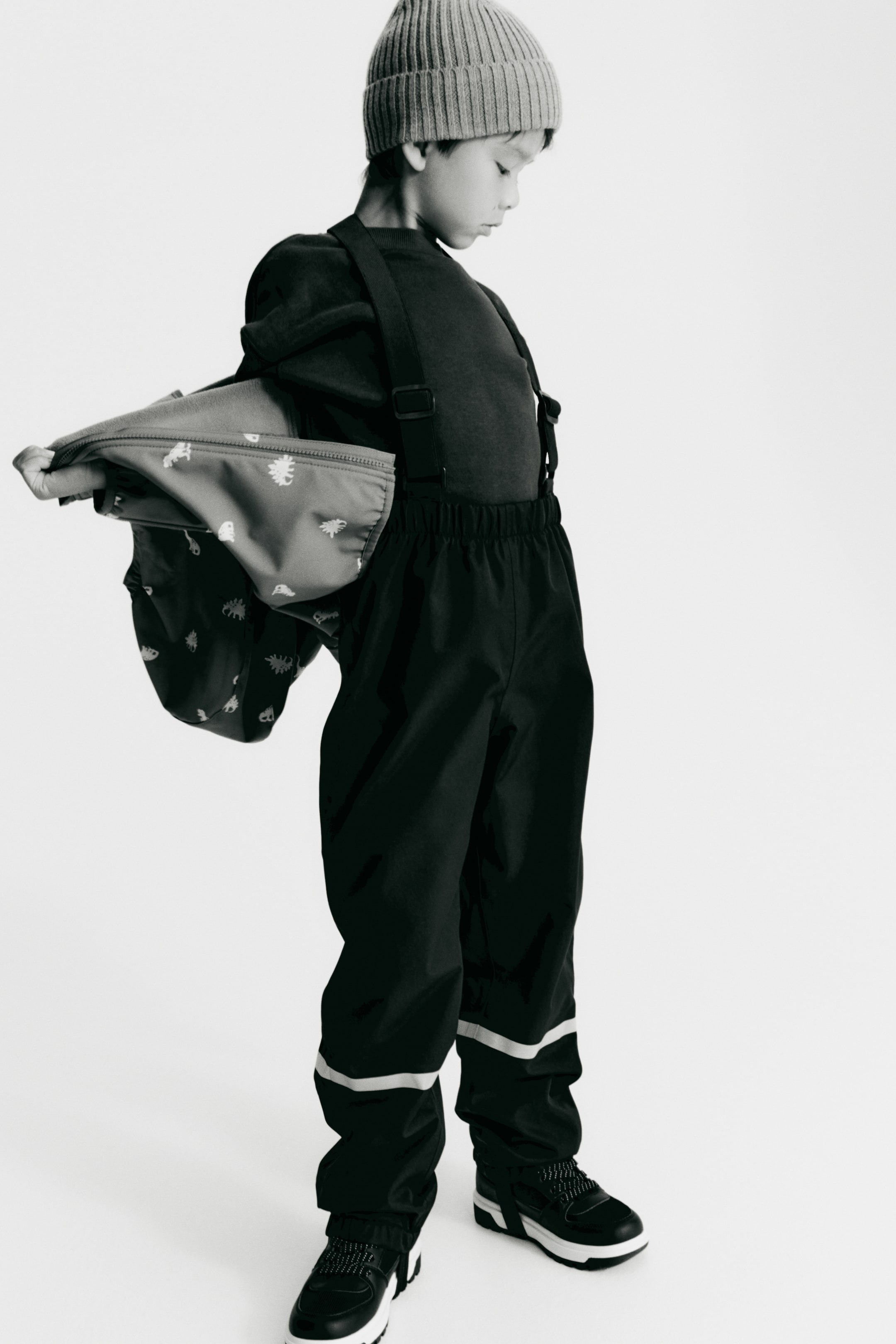 Детские брюки H&M Waterproof Room-to-Grow Shell Pants — фото 4