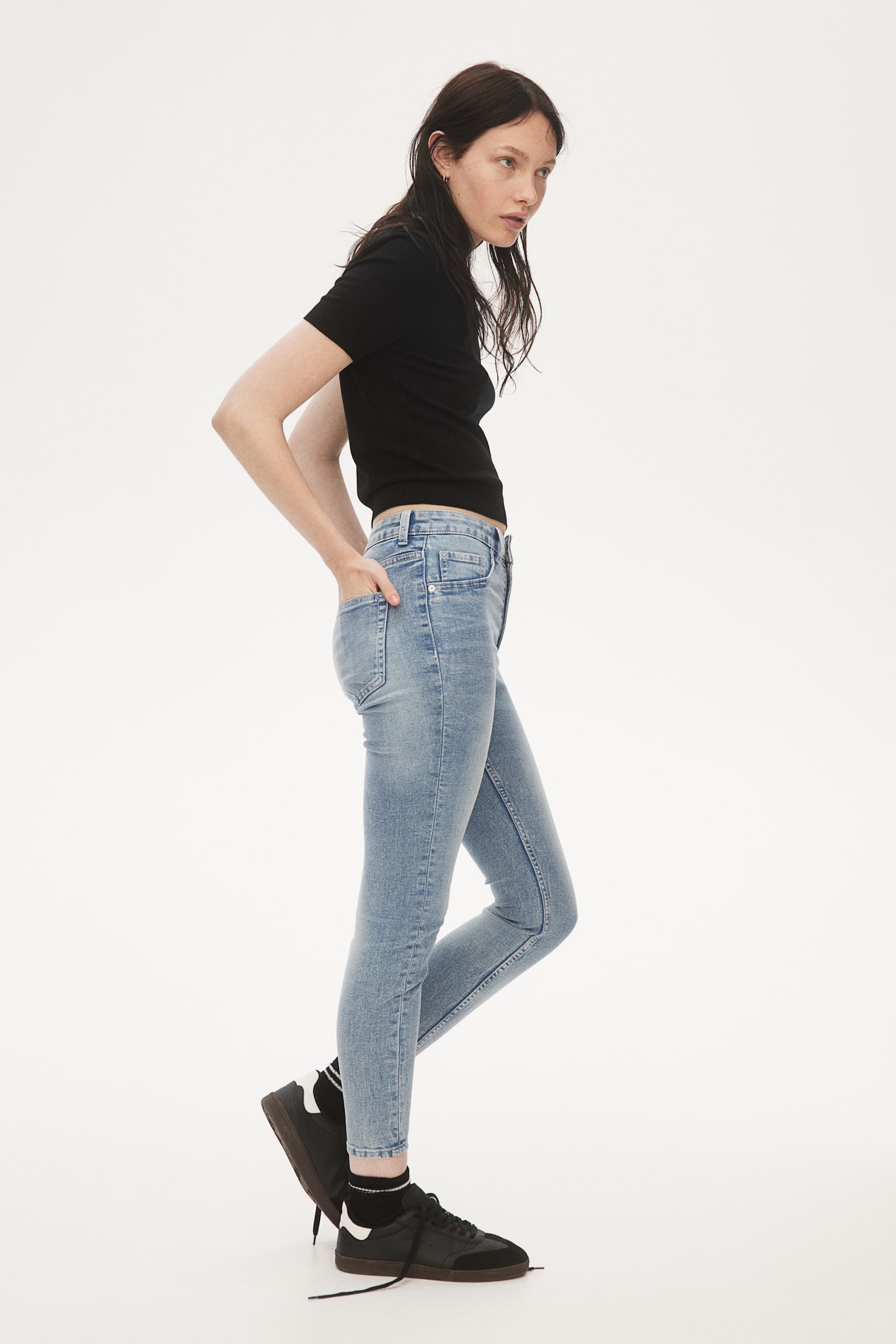 Skinny High Jeans - Light denim blue/Dark denim blue/Denim blue/Black/Light denim blue/Black/Light grey/Light pink/Denim blue/Pale denim blue/Grey/Grey/Brown - 6