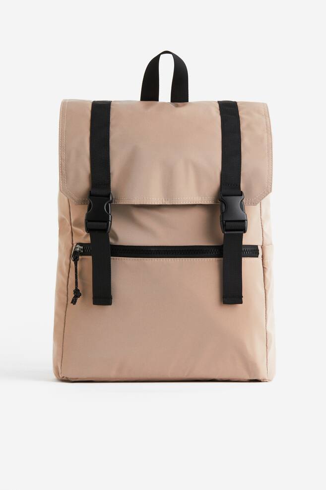 Water-repellent sports backpack - Beige/Black - 1