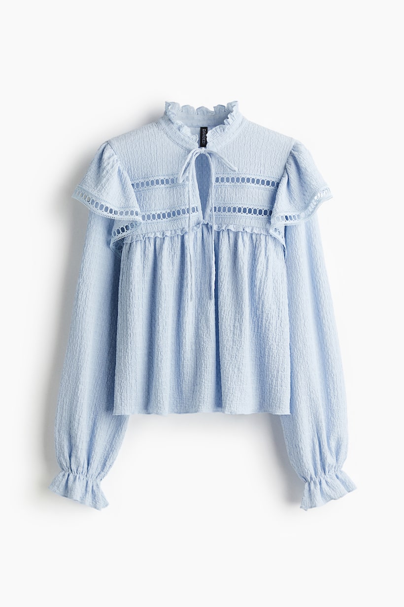 Volantes Camisas Vaqueras Mujer H&m Camisas Y Blusas De Mujer