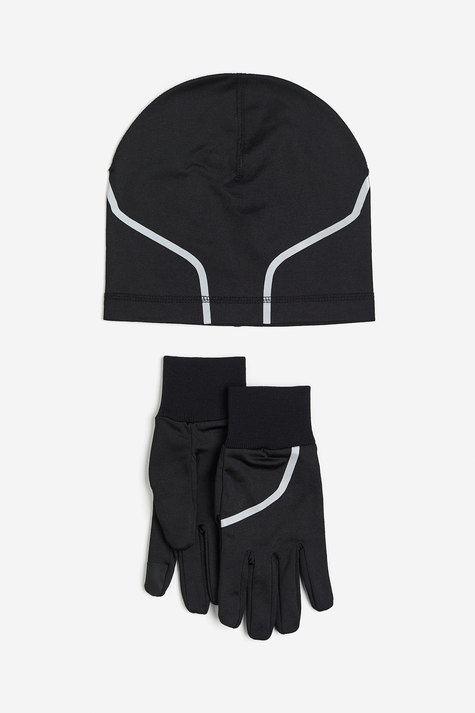 Детские комплекты H&M Move 2-Piece Sports Set with DryMove™, цвет: Чёрный — фото 1