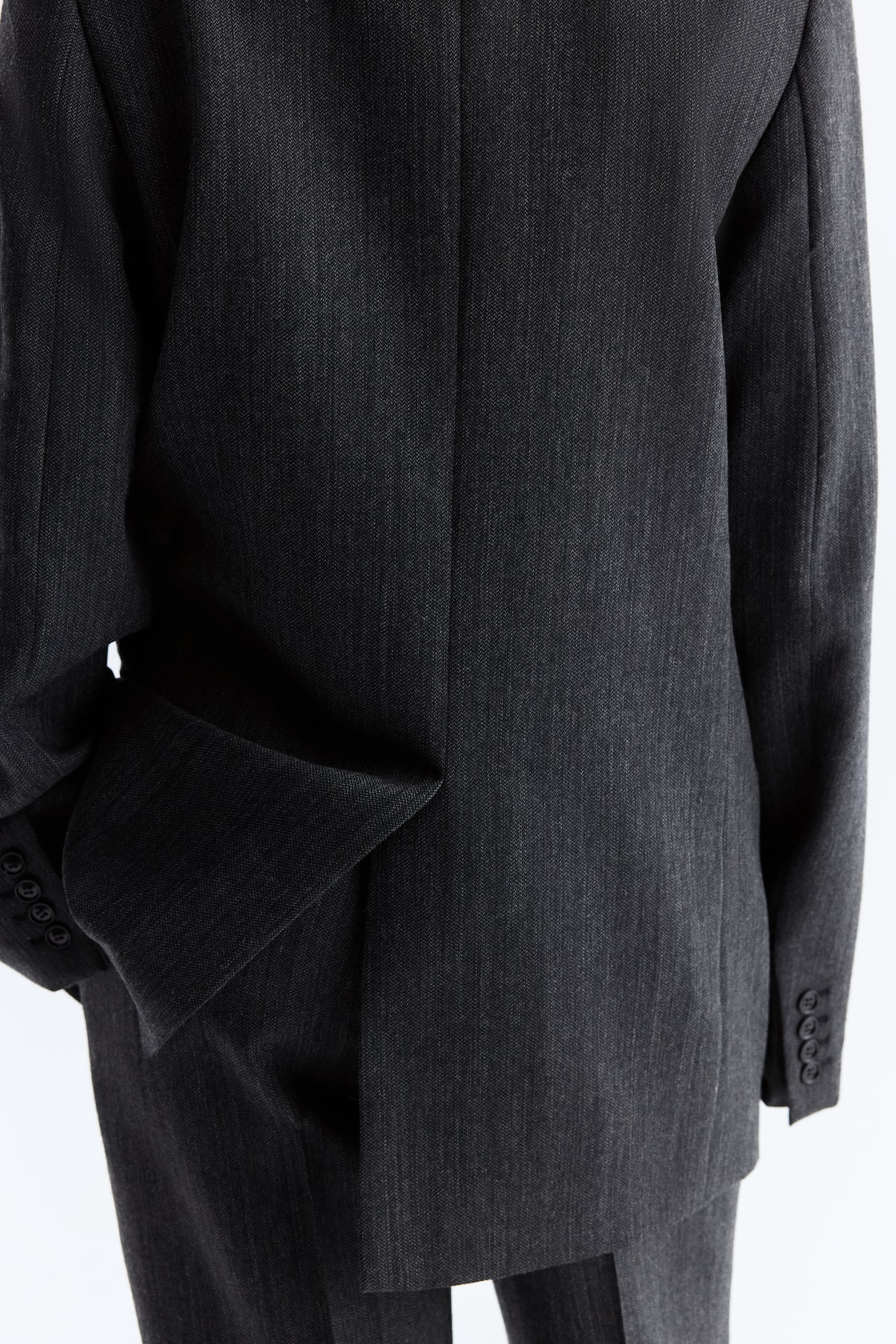 Double-Breasted Wool Blazer - image 4