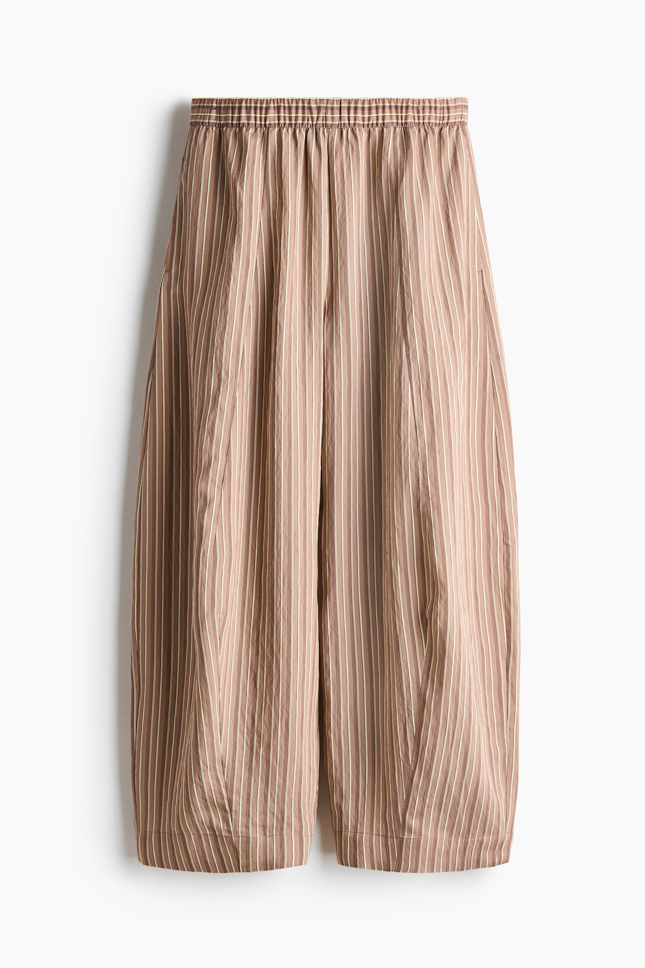 Modal-Blend Barrel-Leg Pants