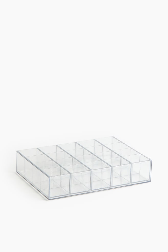 Organiseur à maquillage modulable - Transparent - 1