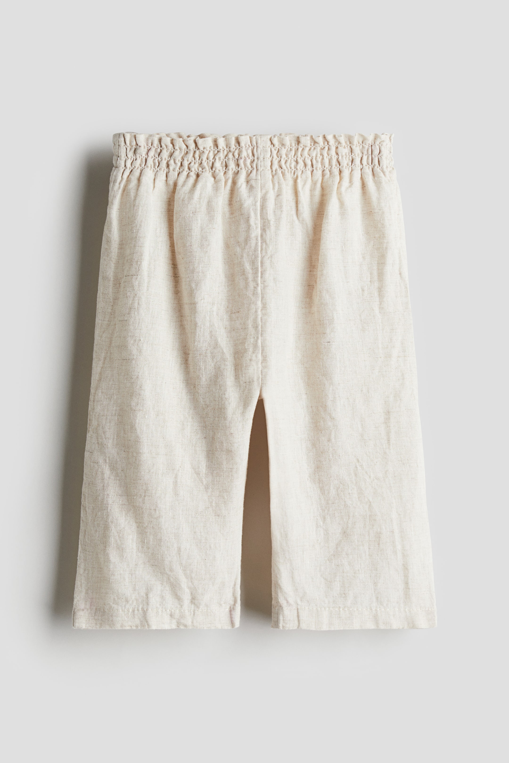 Linen trousers - Light beige - Kids | H&M GB