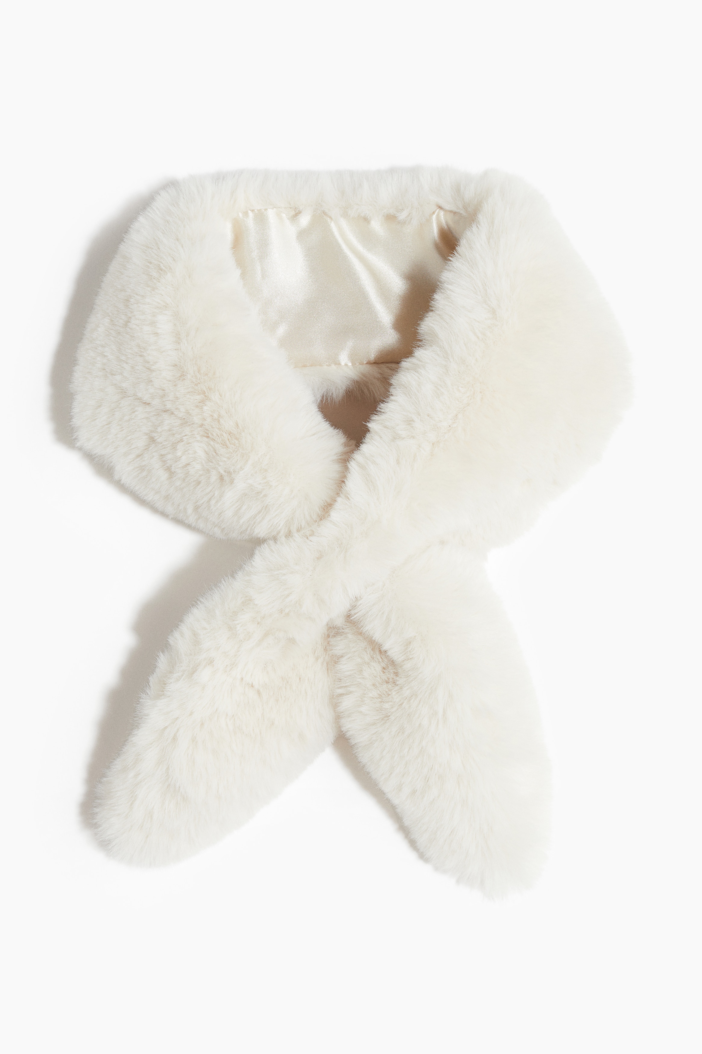 小物 THEREDTHREAD S fuzzy scarf White Scarf - Cream - Ladies | H&M US