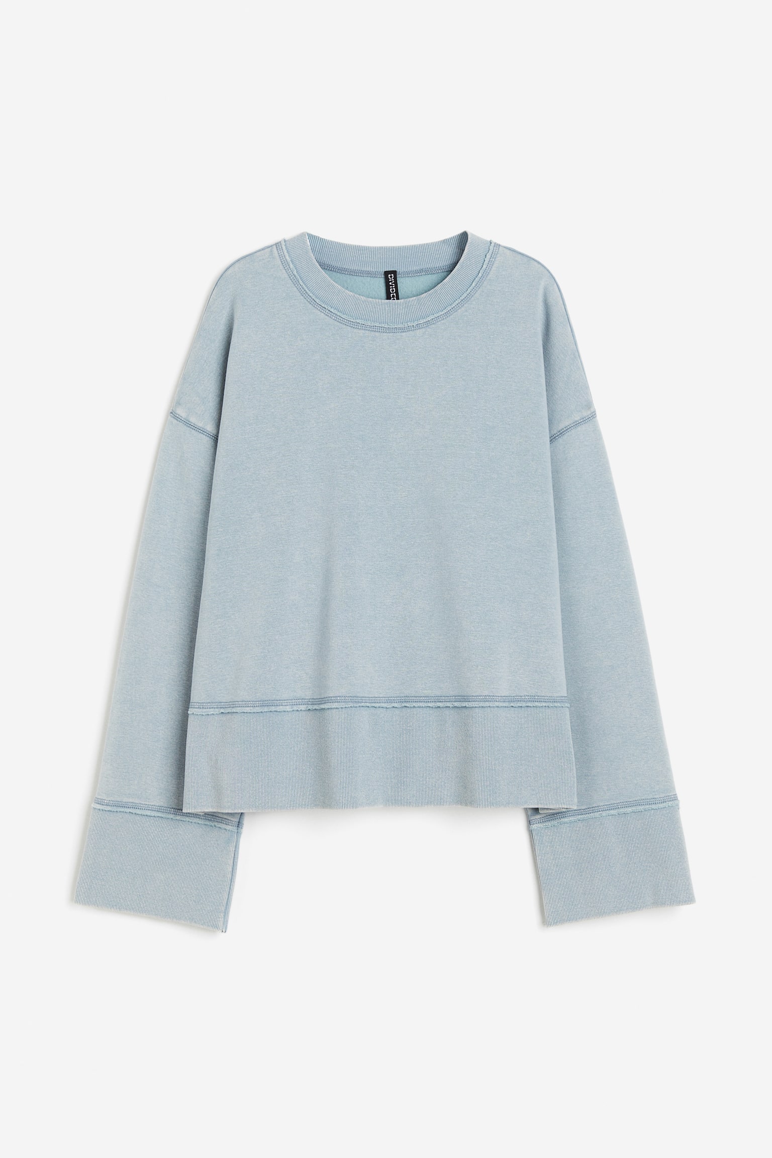 Oversized sweatshirt - Light blue/Beige/Grey/Black/Light purple - 1