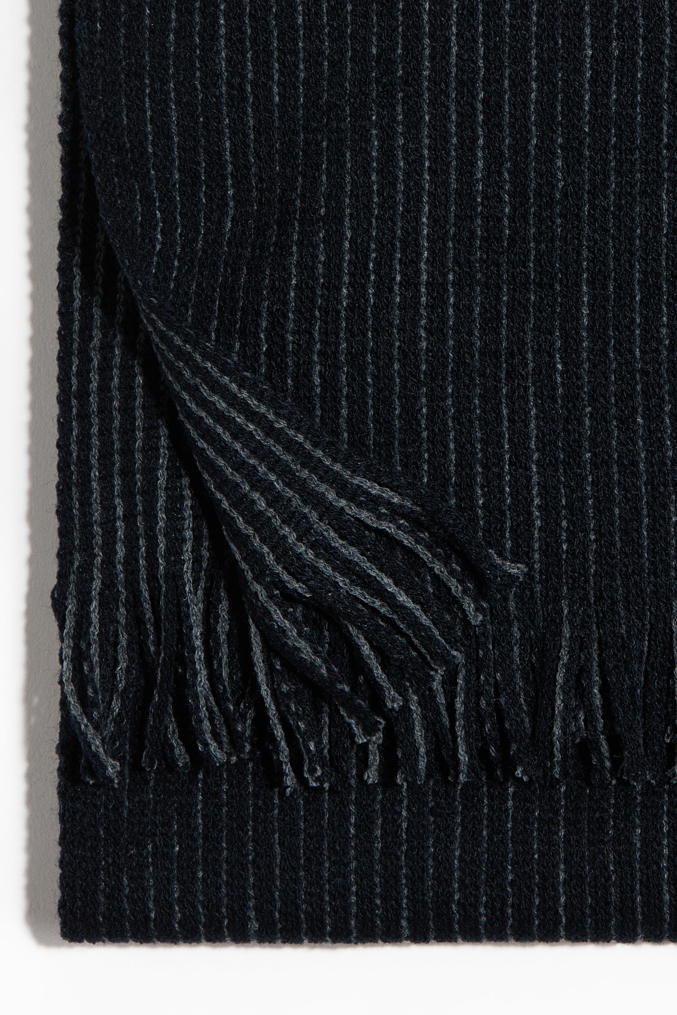 Rib-knit Scarf
