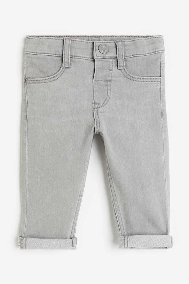 Skinny Fit Jeans - Ljusgrå/Denimblå/Svart/Ljus denimblå/dc - 1