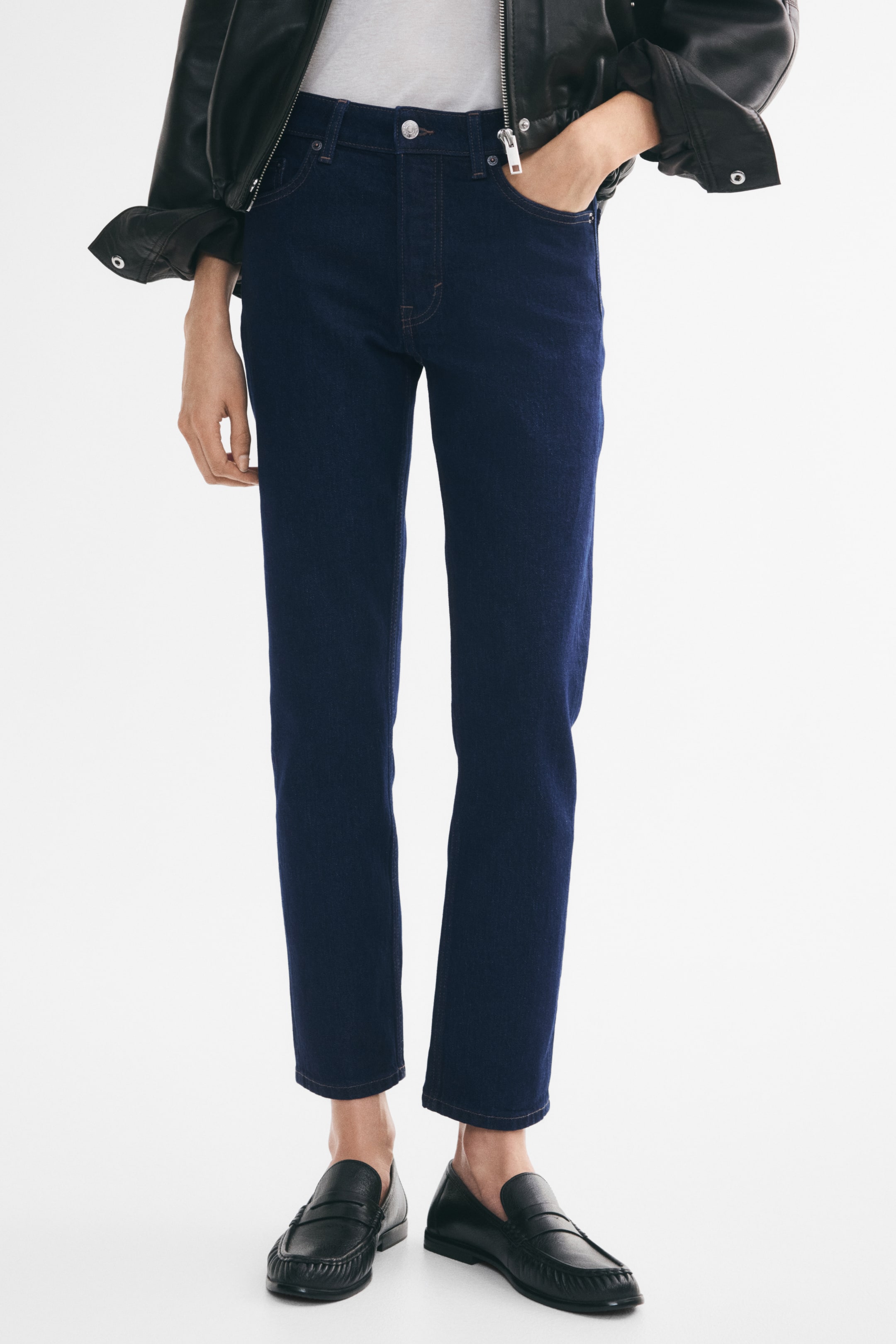 Straight Regular Waist Jeans