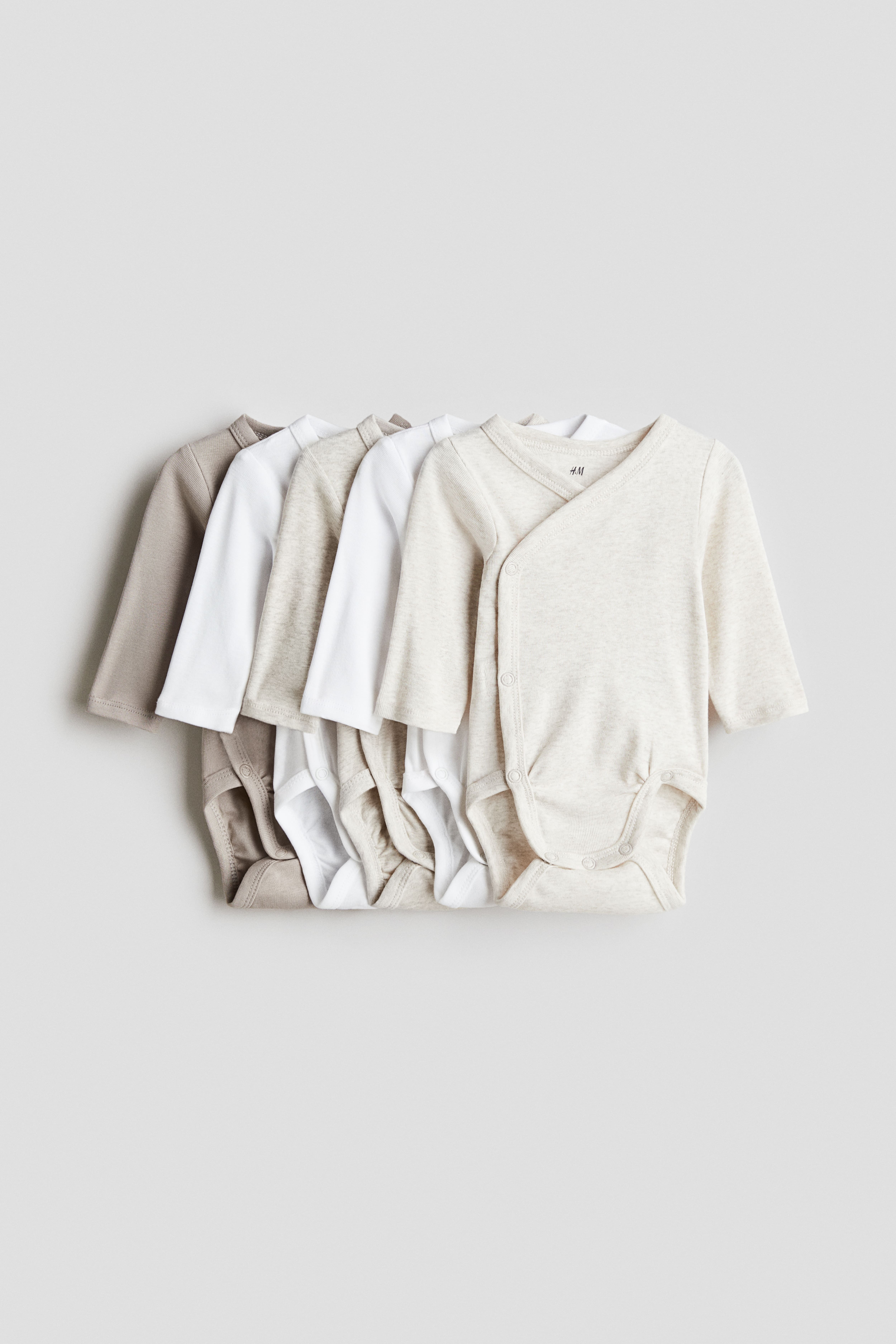 5-pack Wrapover Bodysuits