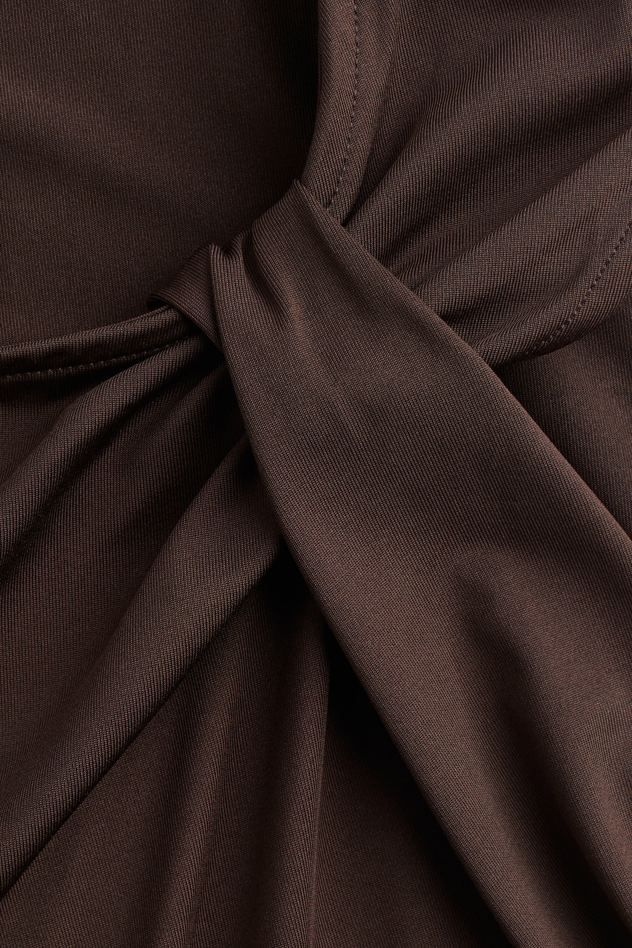 Grotere afbeelding bekijken: Top met gedraaid detail - Bruin - DAMES | H&M BE 8