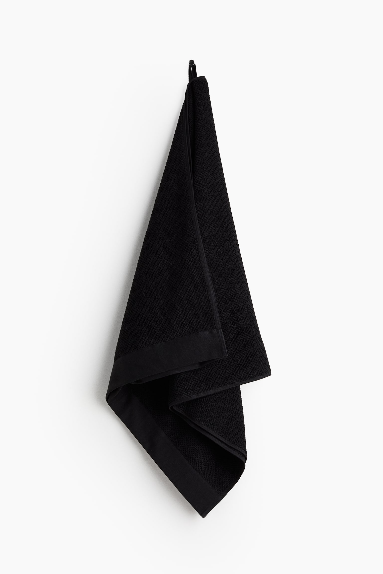 Cotton terry bath towel - Black/Light beige/Black/Dusty blue/Mole/Dark green/Sage green/Orange/White/Dark brown/Sage green - 1
