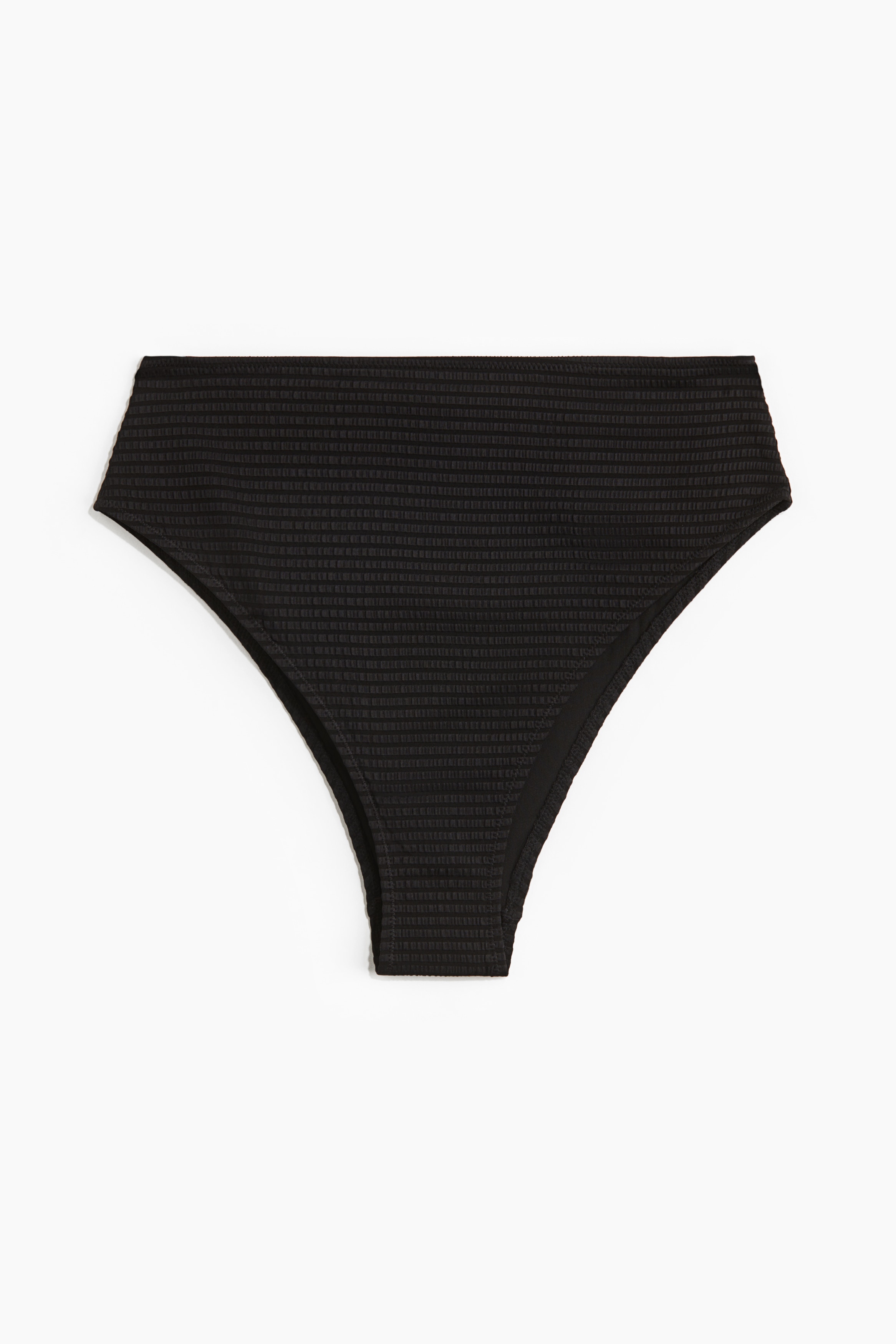 High Waist Cheeky Bikini bottoms - Black