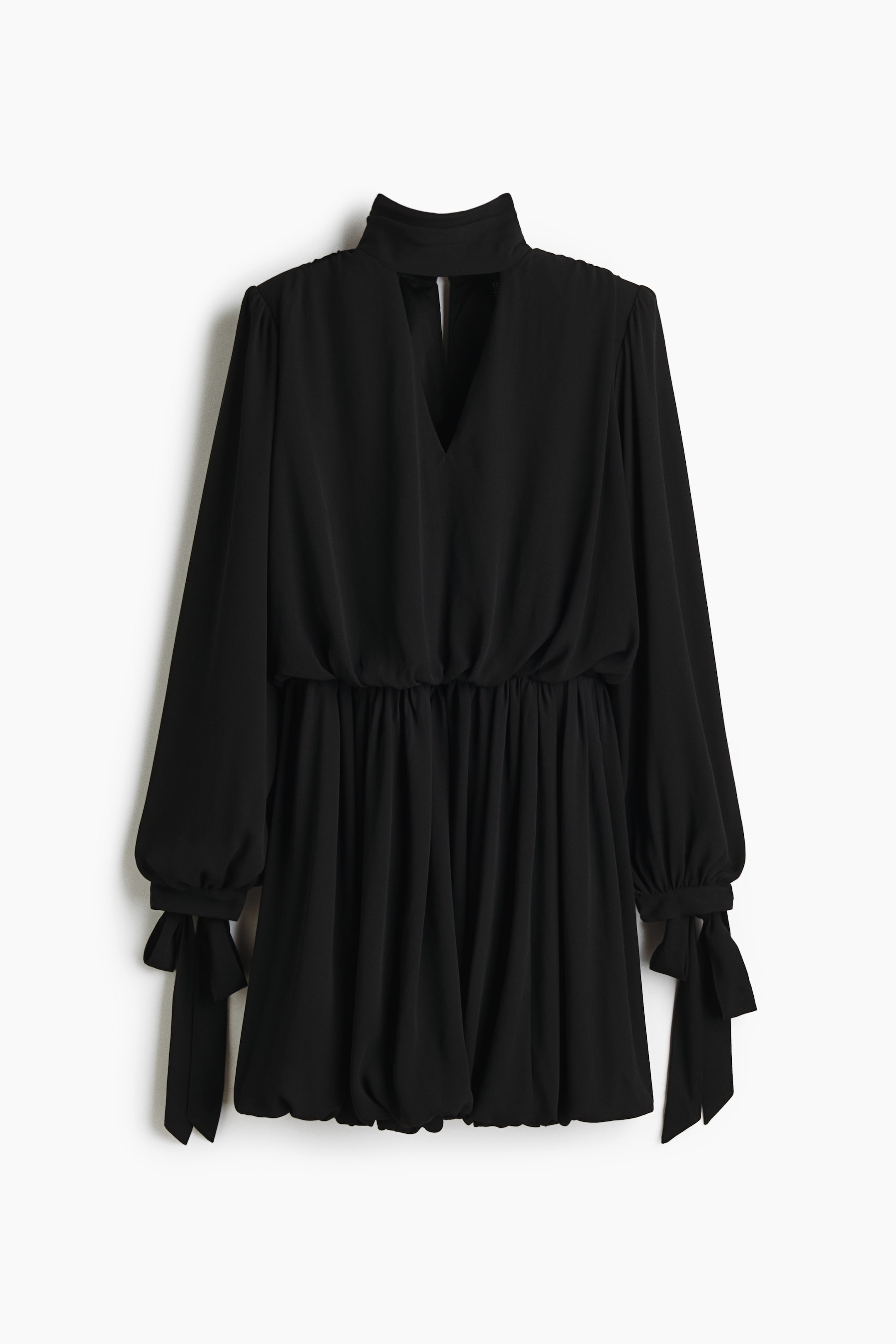 Ampliar la imagen: Bow-detail dress - Black - Ladies | H&M MX 5