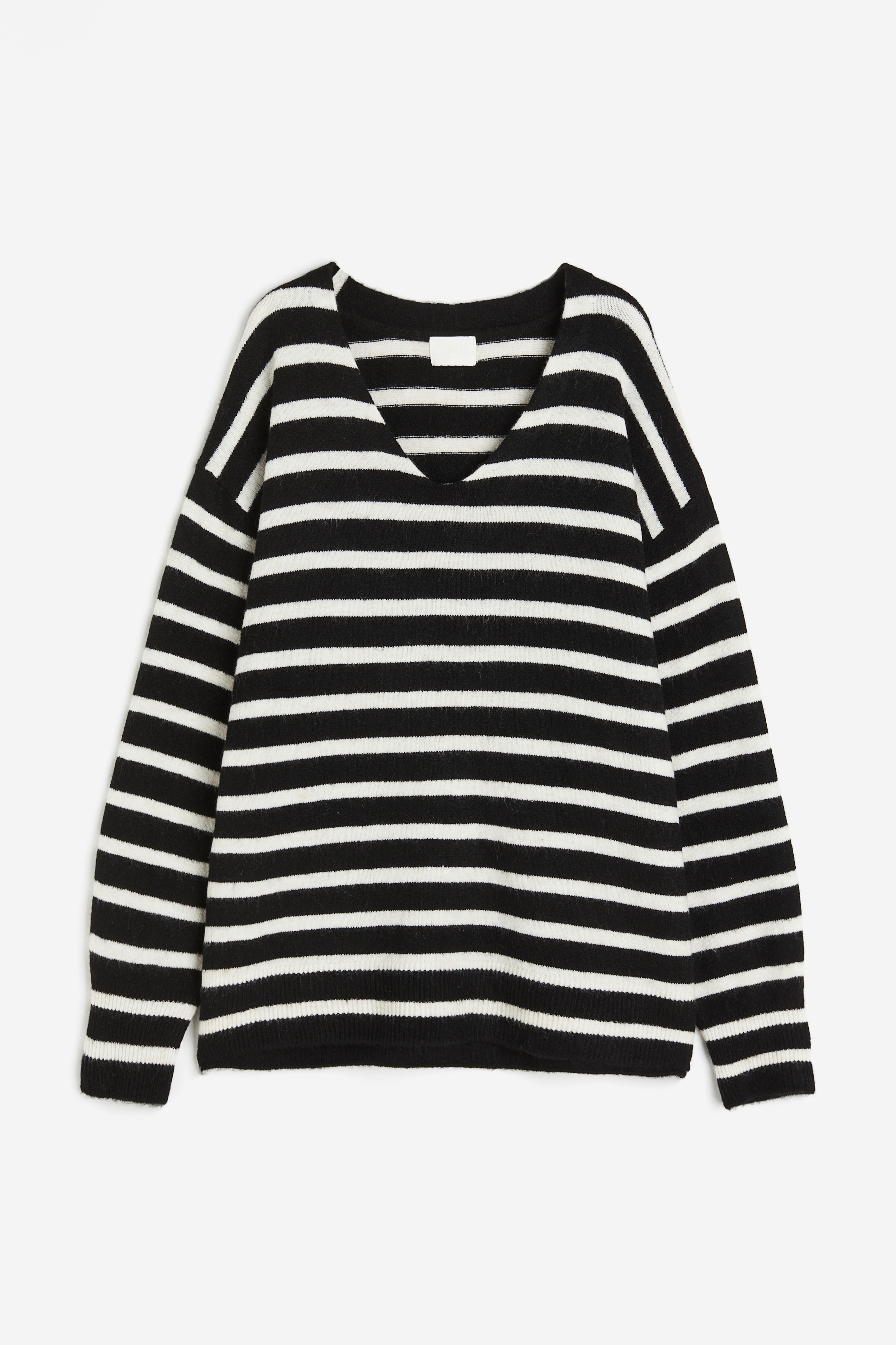 H&M Black/White/Grey high quality Sweater