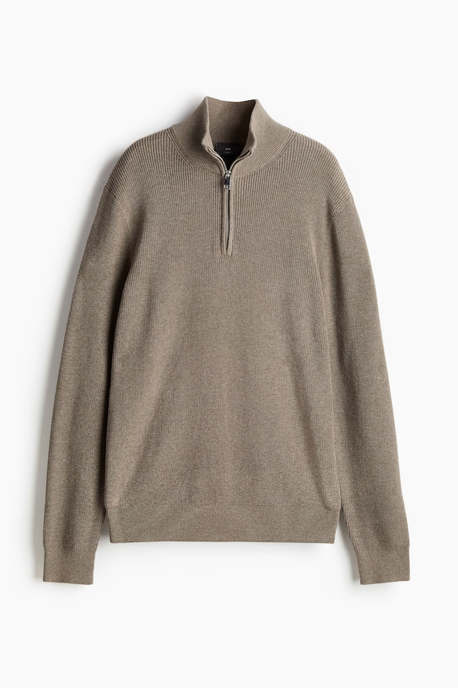 Jersey Slim Fit - Beige oscuro - 1