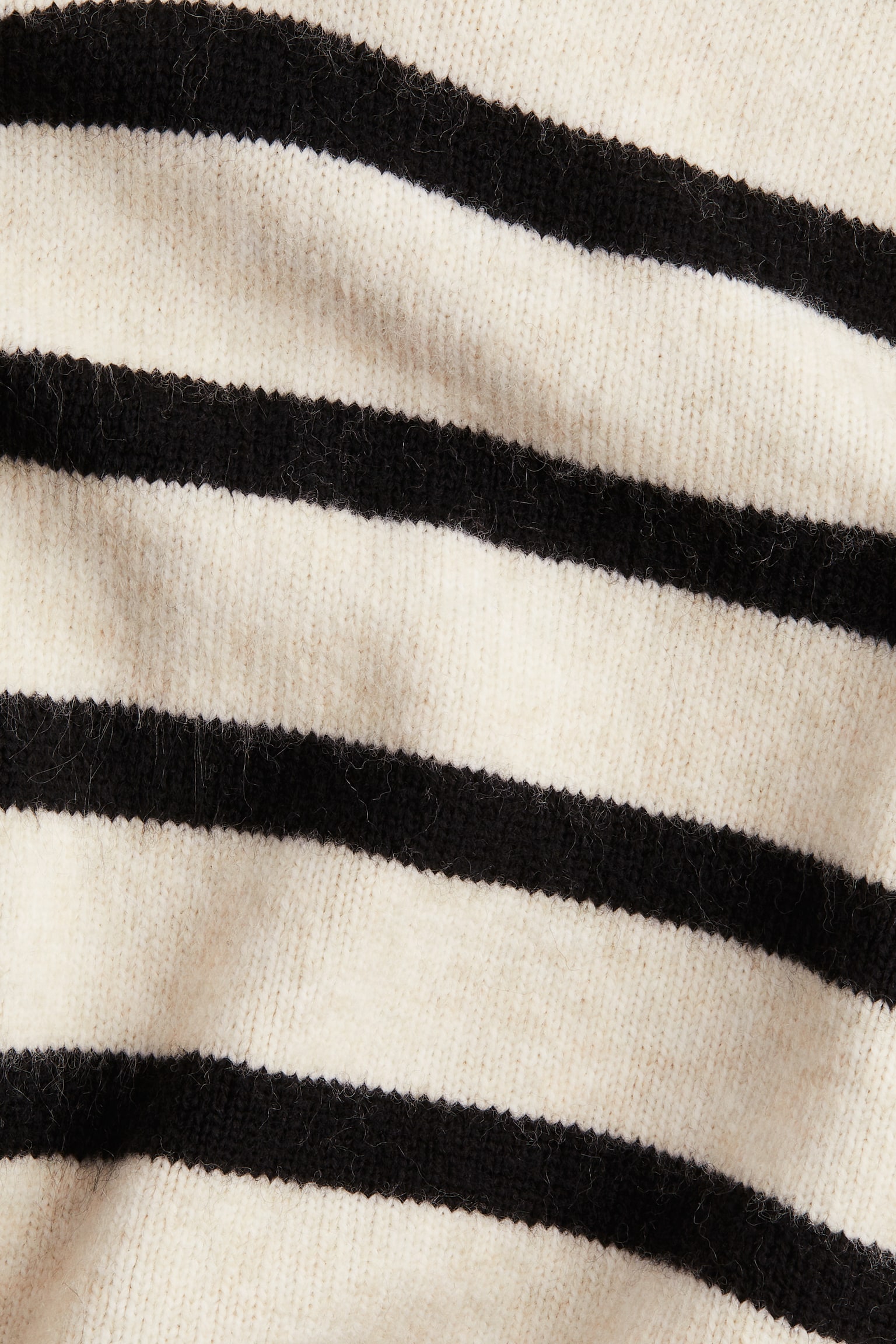 Fine-knit collared jumper - Cream/Striped/Dark grey marl/Beige marl/Burgundy/Light beige marl/Black/Beige striped/Light beige/Striped - 4