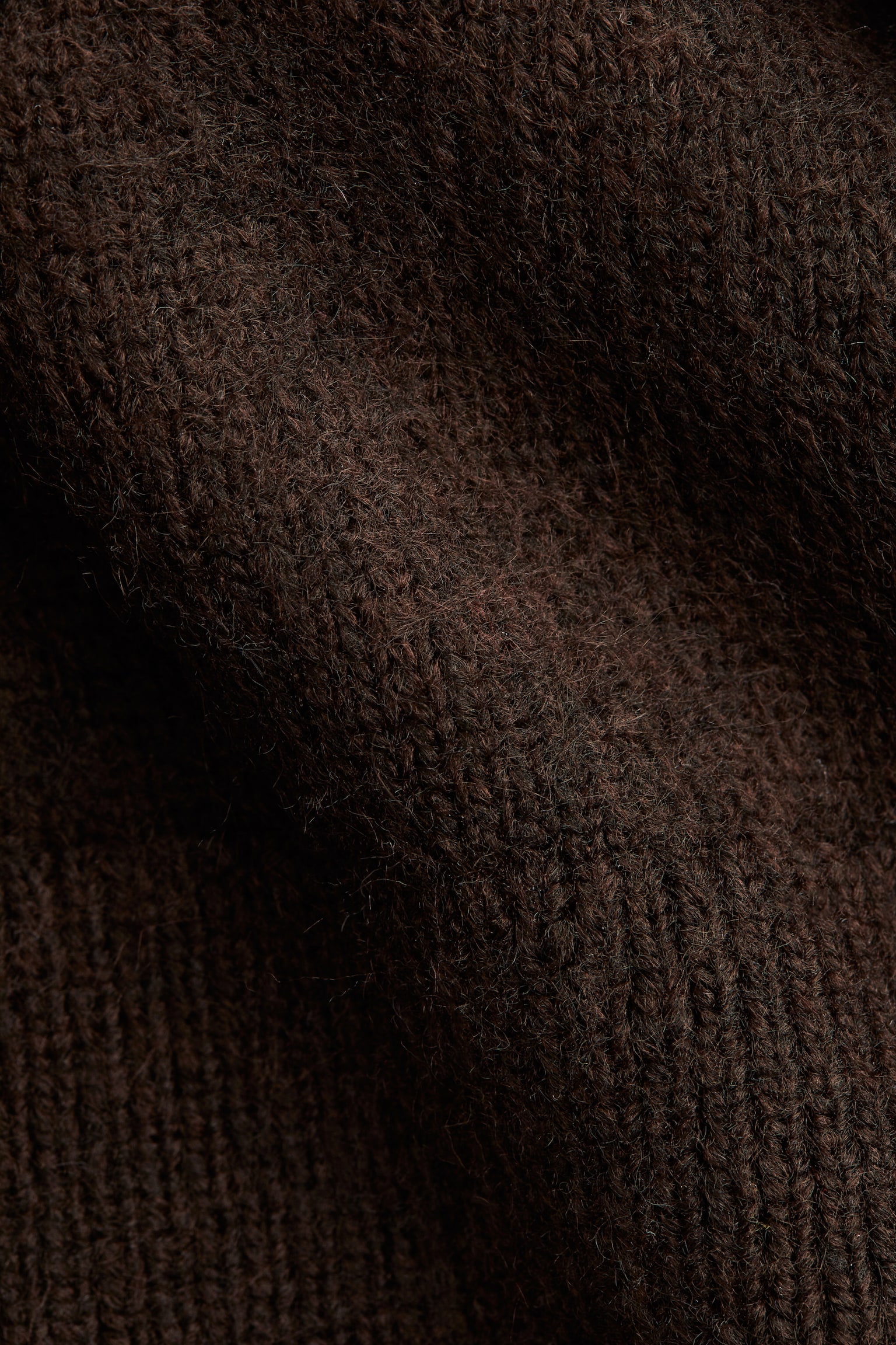 Женский жилет H&M Sweater vest, цвет: Тёмный коричневый — фото 2