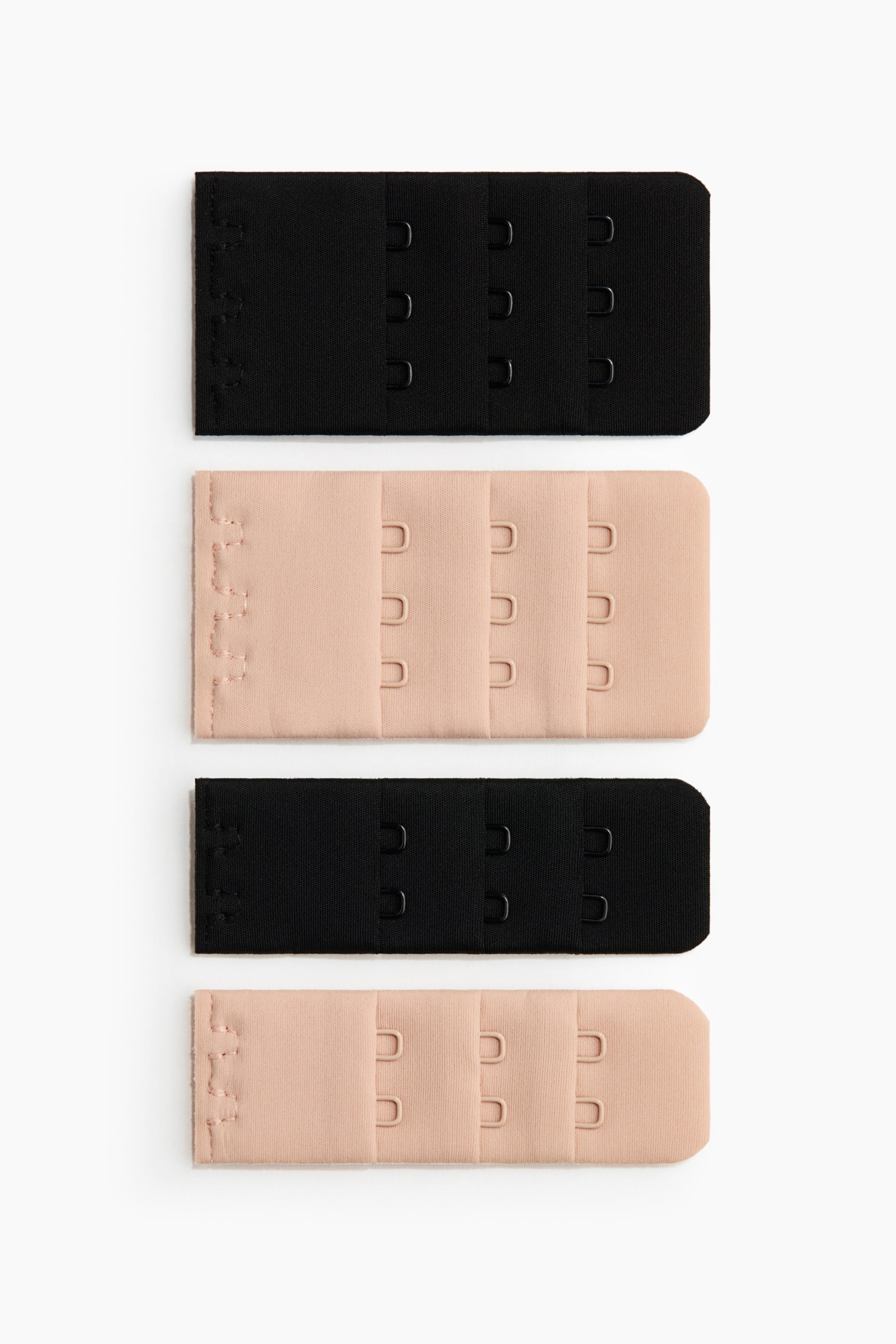 Büyük resmi görüntüle: 4'lü Sütyen Genişletici - Siyah/Açık bej - KADIN | H&M TR 1