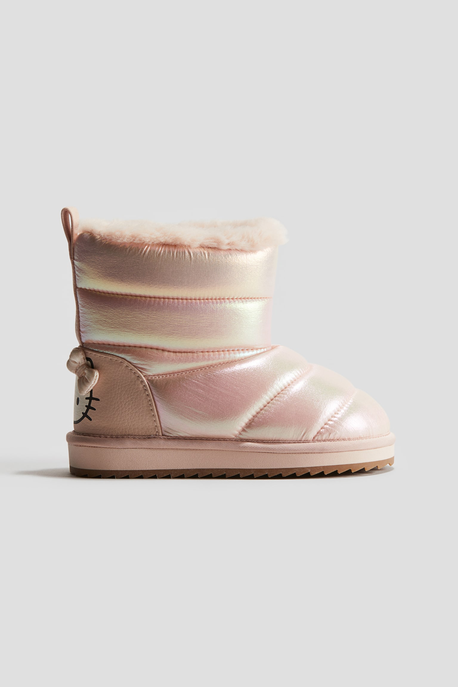 Warm-lined snow boots - Light pink/Hello Kitty - 1