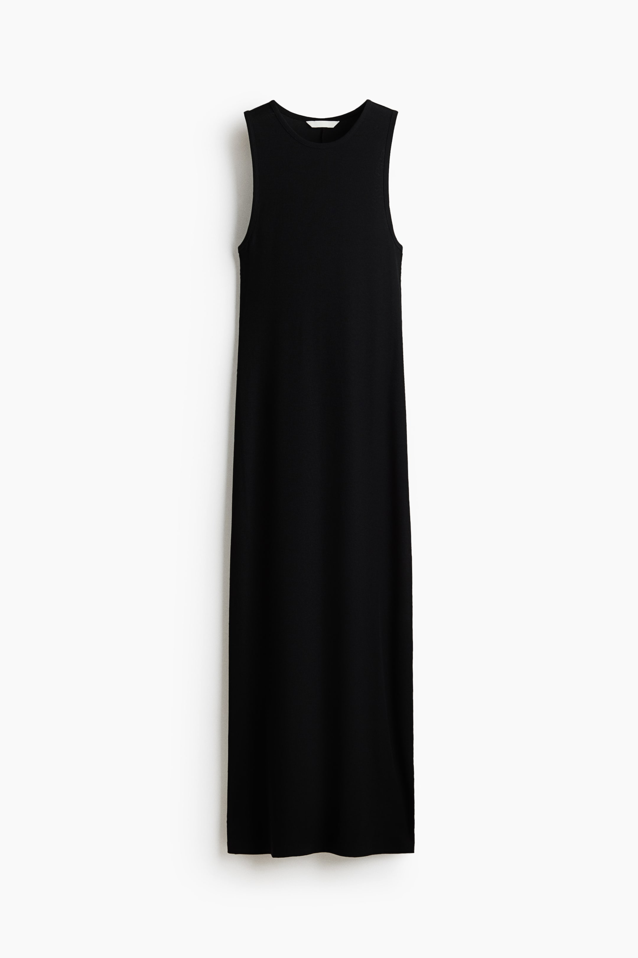 View larger image: Rib-knit maxi dress - Black - Ladies | H&M 1