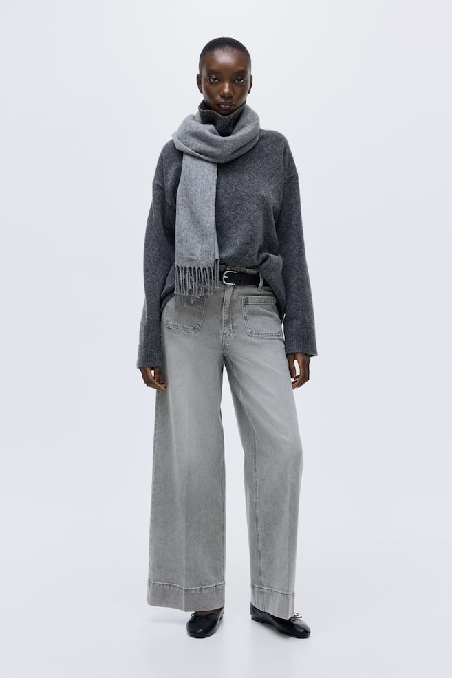 Wide High Jeans - Grau/Denimblau/Blau/Dunkles Denimblau/Denimblau/Ausgewaschenes Schwarz/Weiß - 1