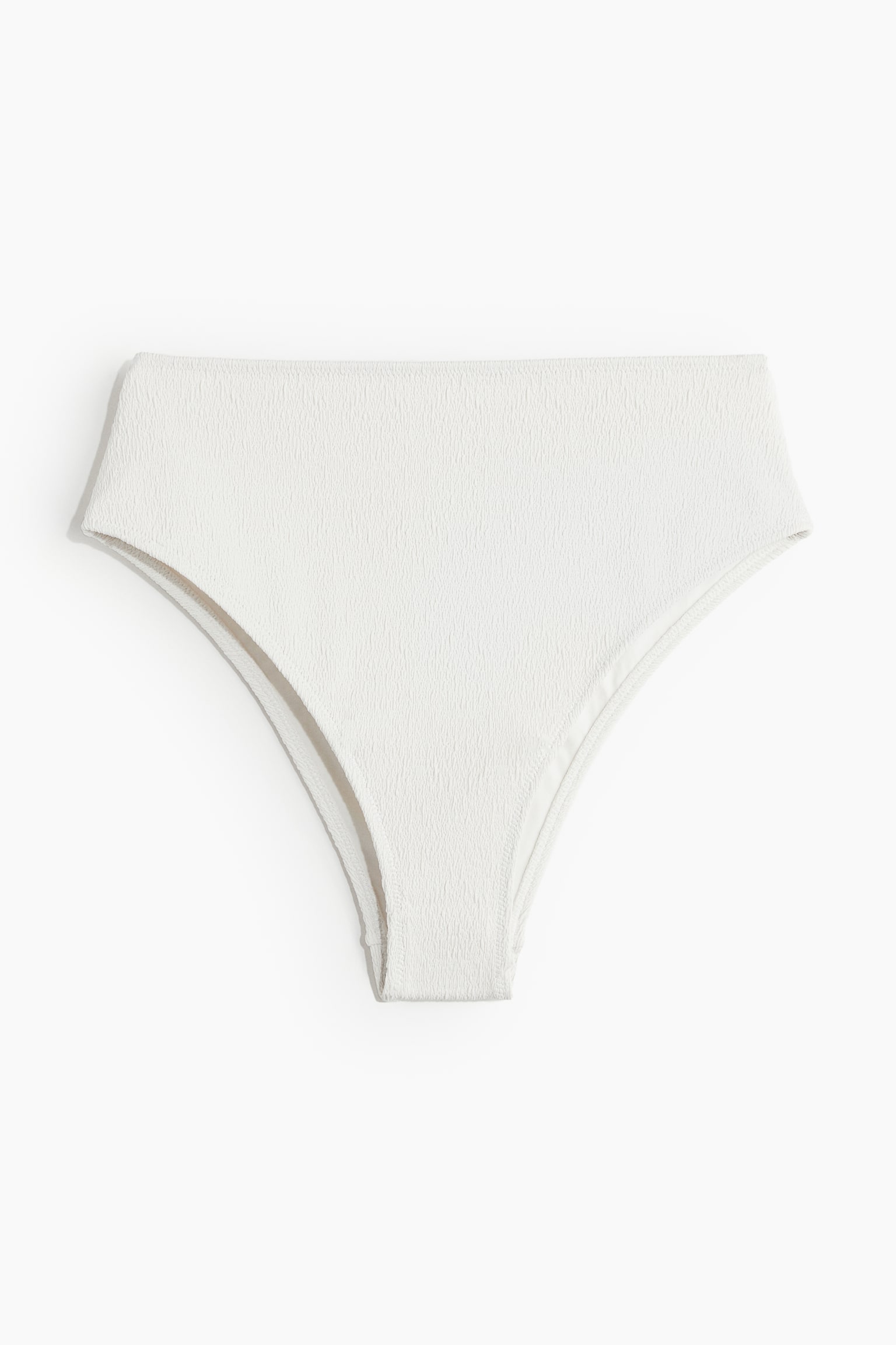 High Waist Cheeky Bikini bottoms - White/Black - 2