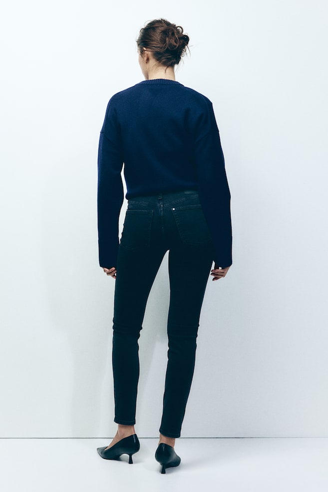 Skinny Regular Ankle Jeans - Sort/Lys denimblå/Denimblå/Denimblå - 5