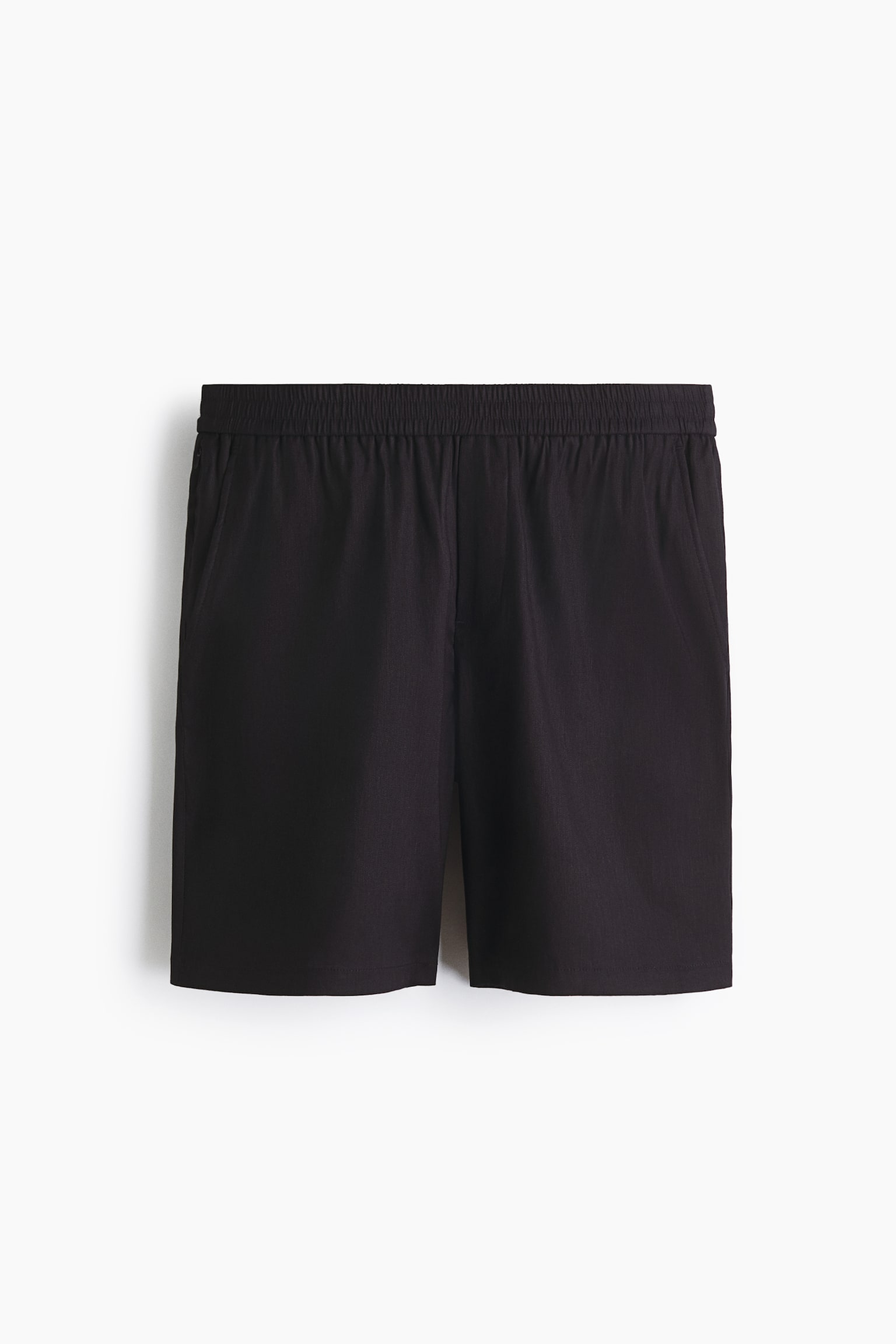 Pantalón corto en mezcla de lino Relaxed Fit - 1