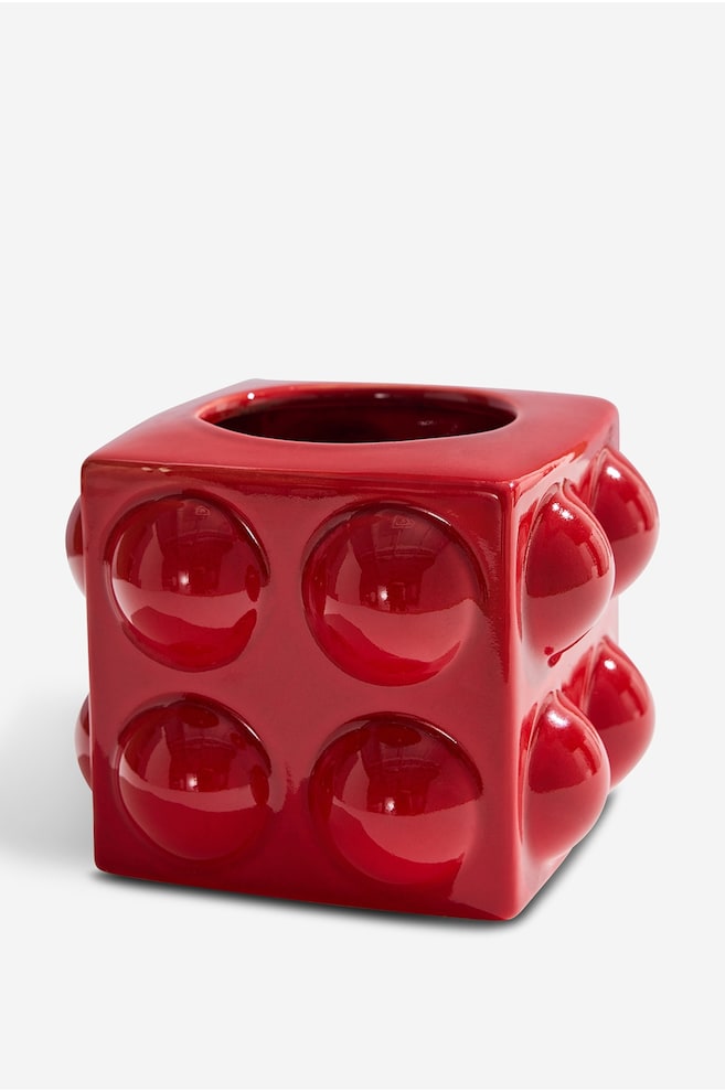 Boo Vase - Rouge/Chrome - 1
