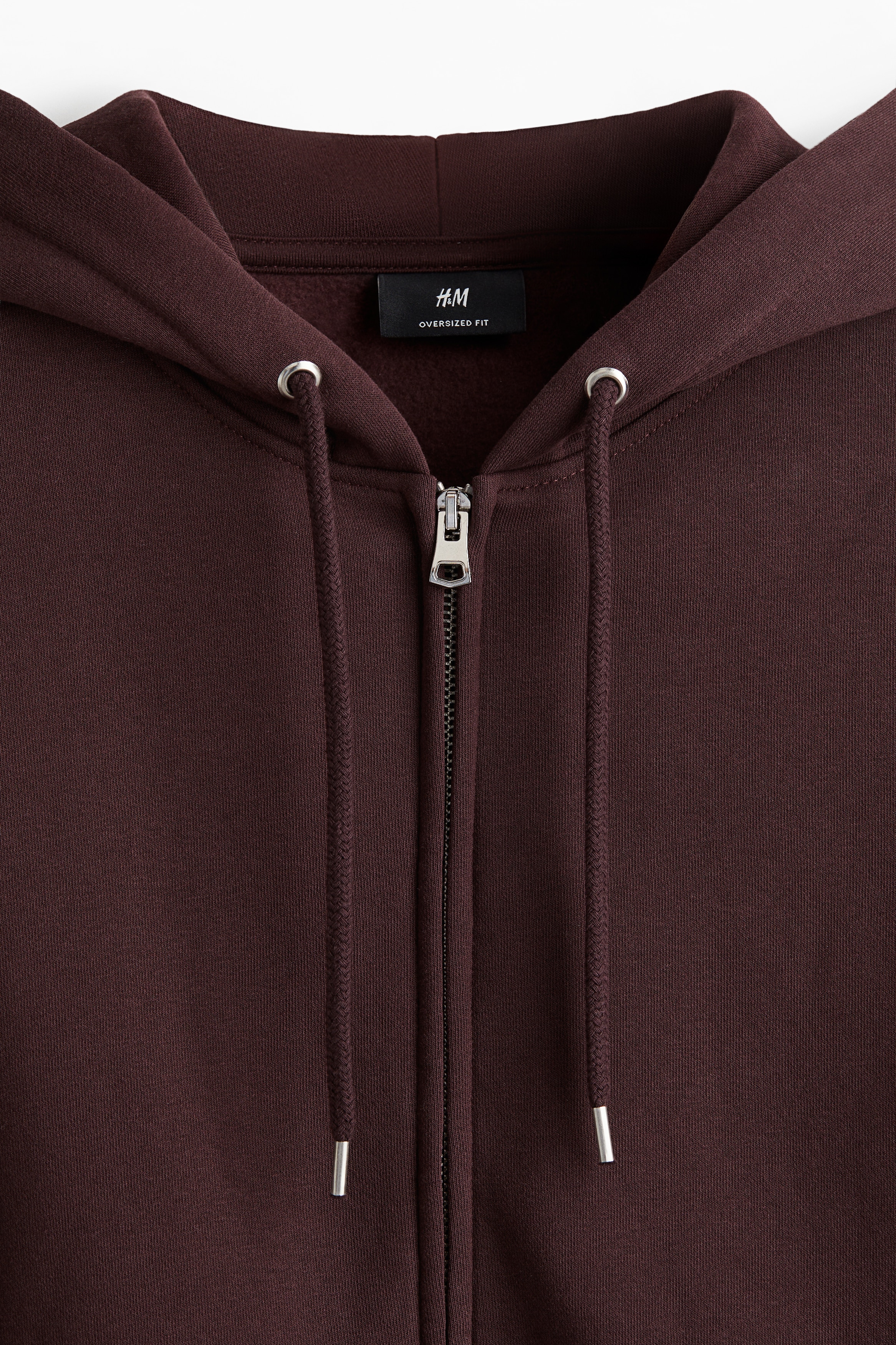 Oversized Fit Zip-through hoodie